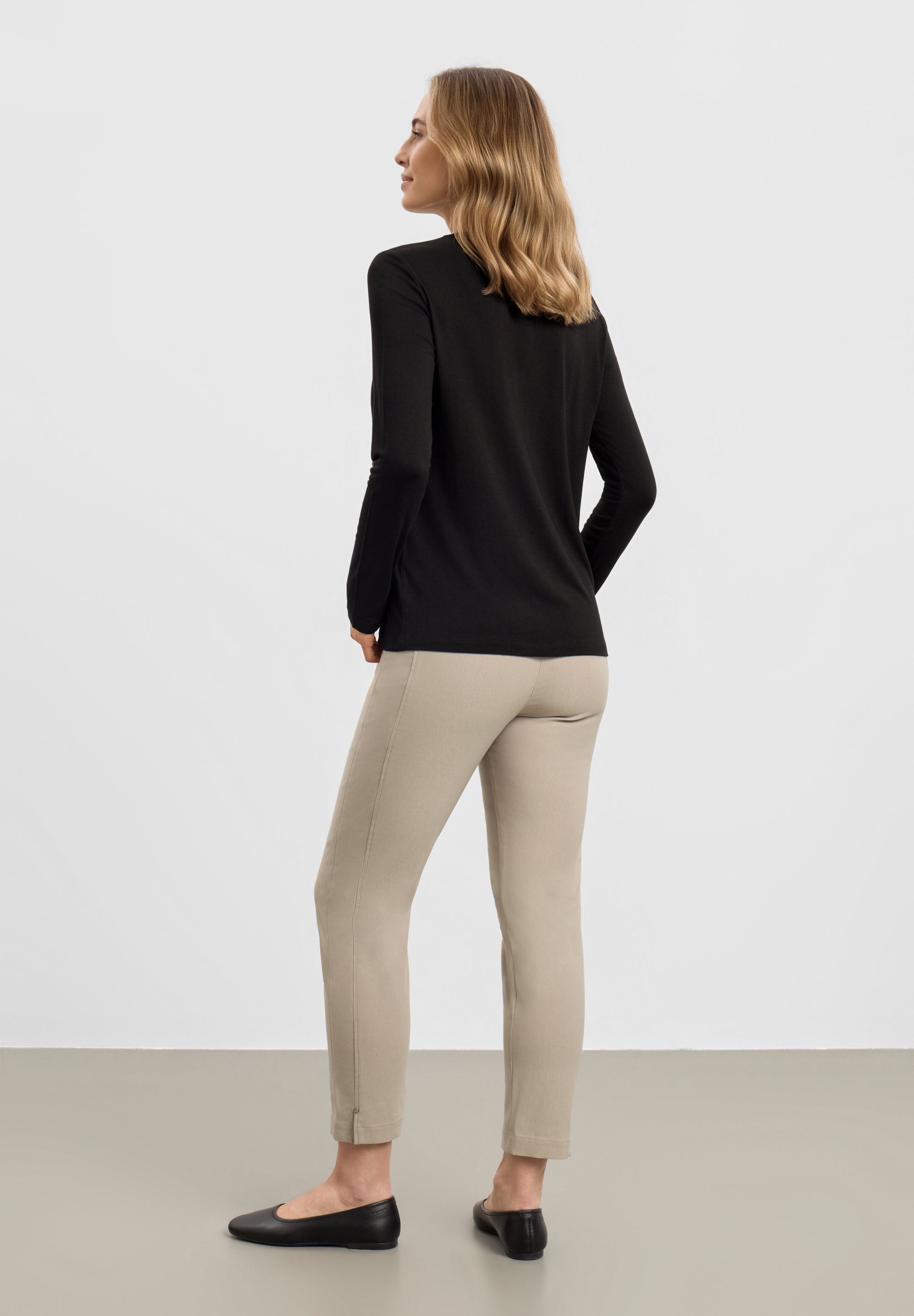 LAURIE Amanda T-Shirt - Long Sleeve T-Shirts Schwarz