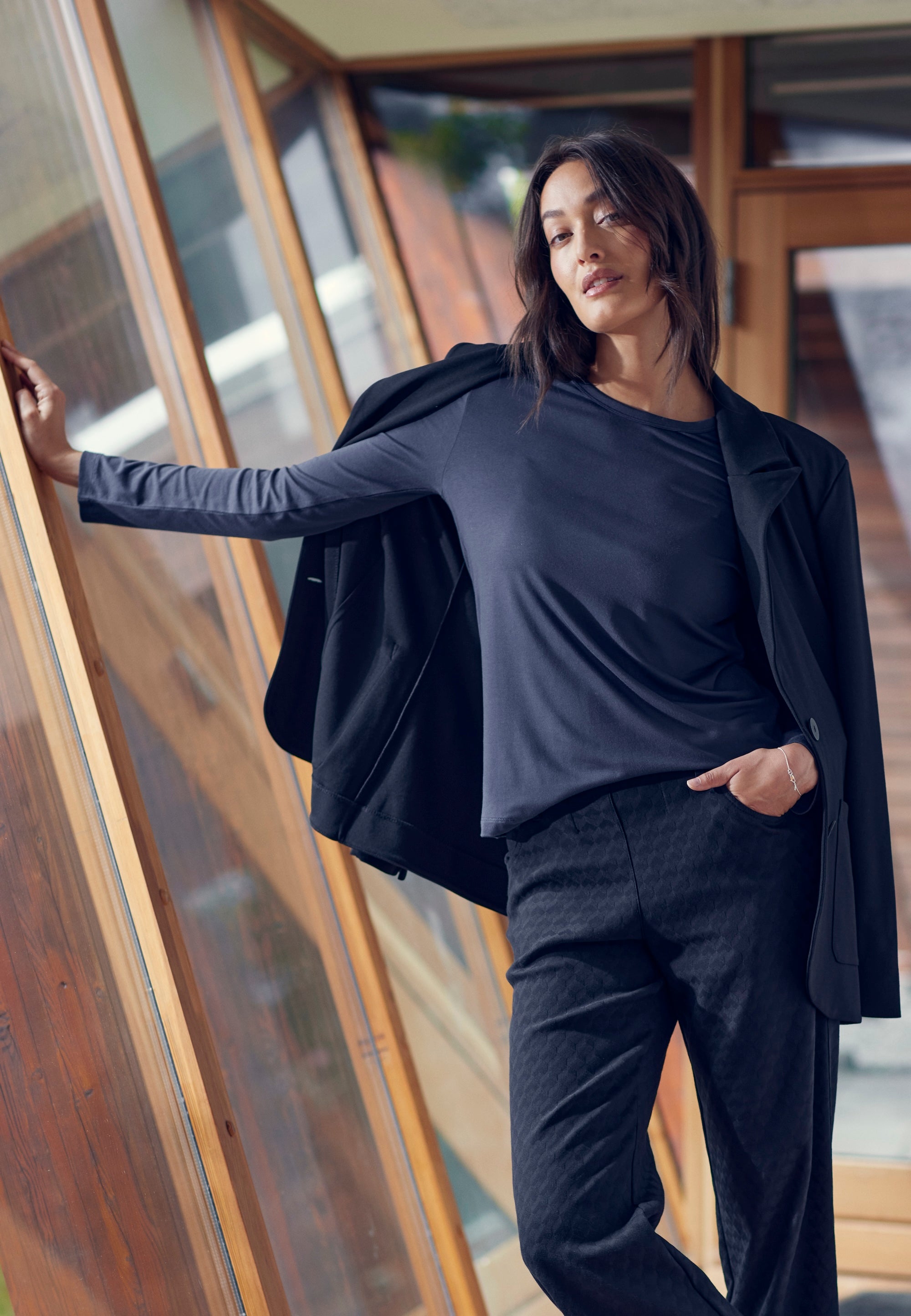 LAURIE Amanda T-Shirt - Long Sleeve T-Shirts Marine