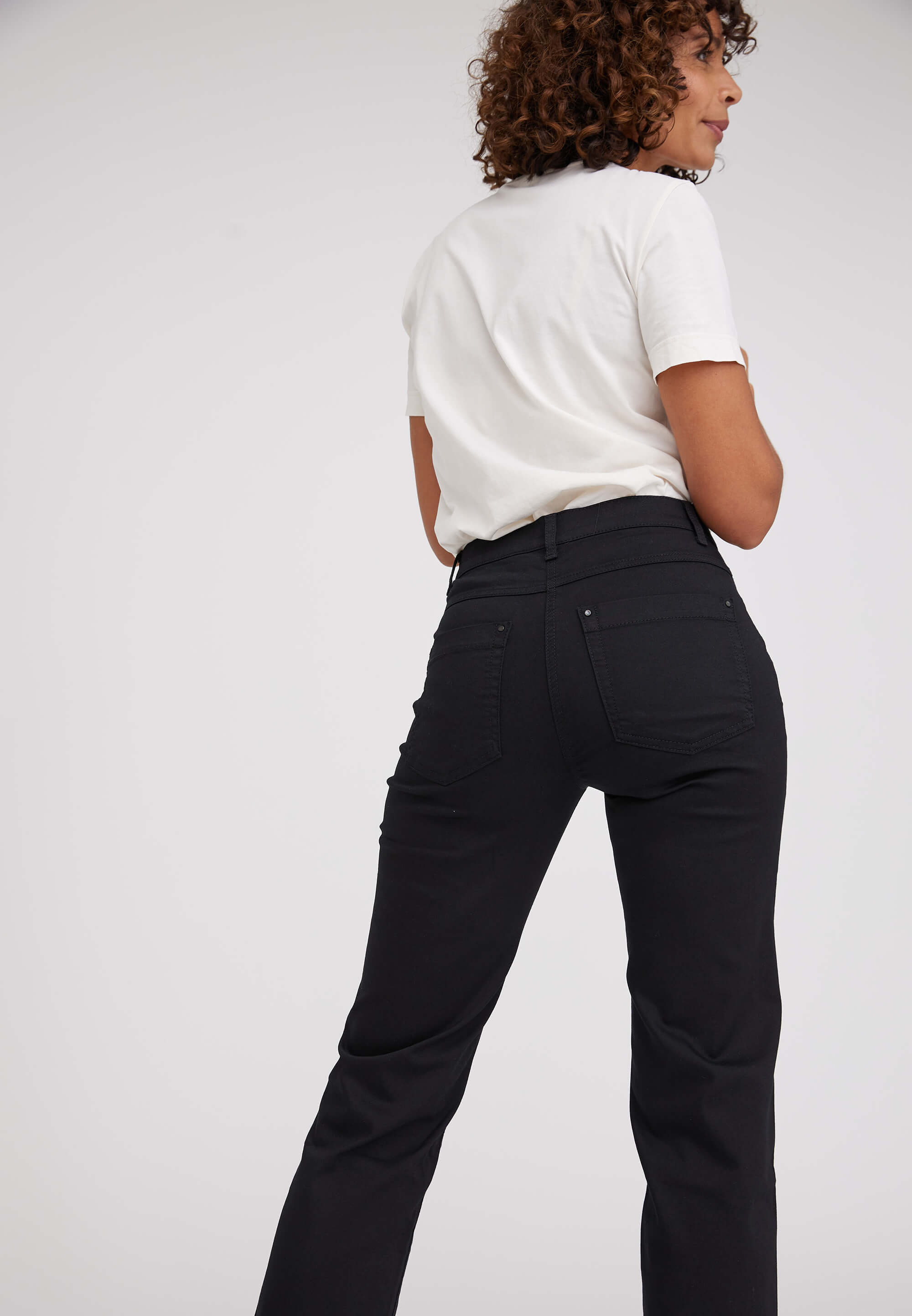 LAURIE Amelia Straight - Medium Length Straight Schwarz