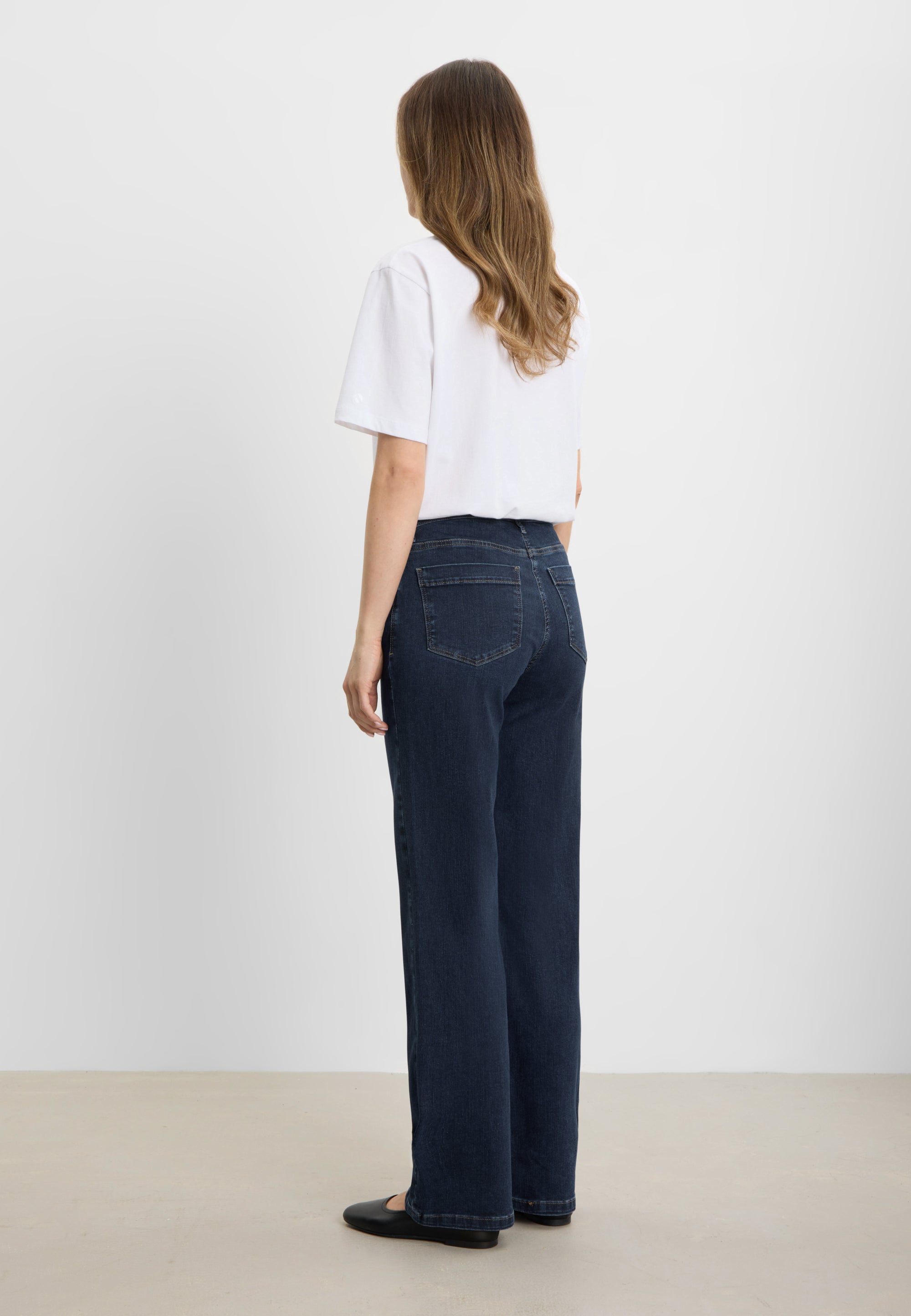 LAURIE Amelia Straight - Medium Length Straight Dunkelblauer denim