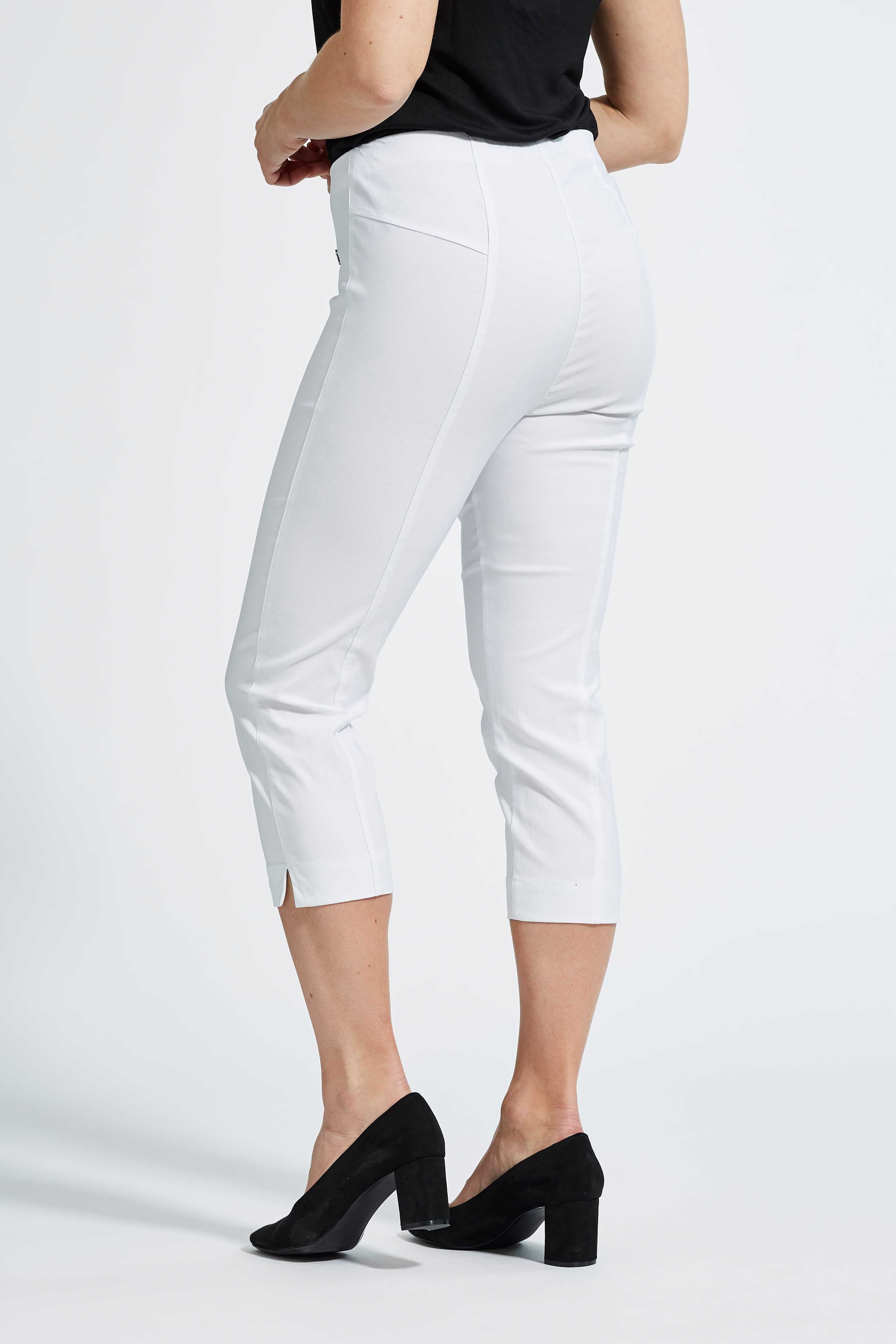 LAURIE Aubrey Slim Capri Slim Weiss