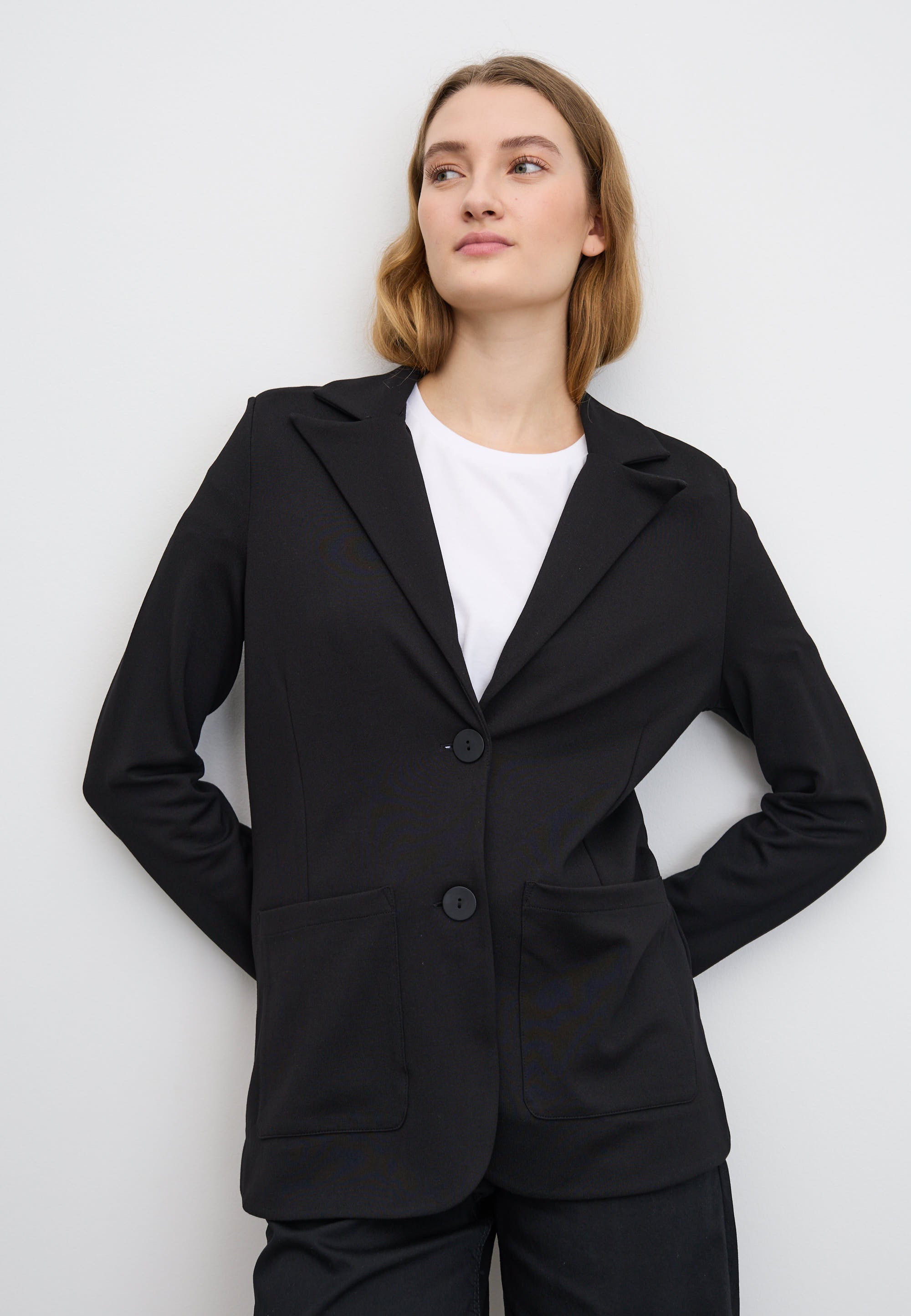 LAURIE Britt Blazer 68cm Jackets Schwarz