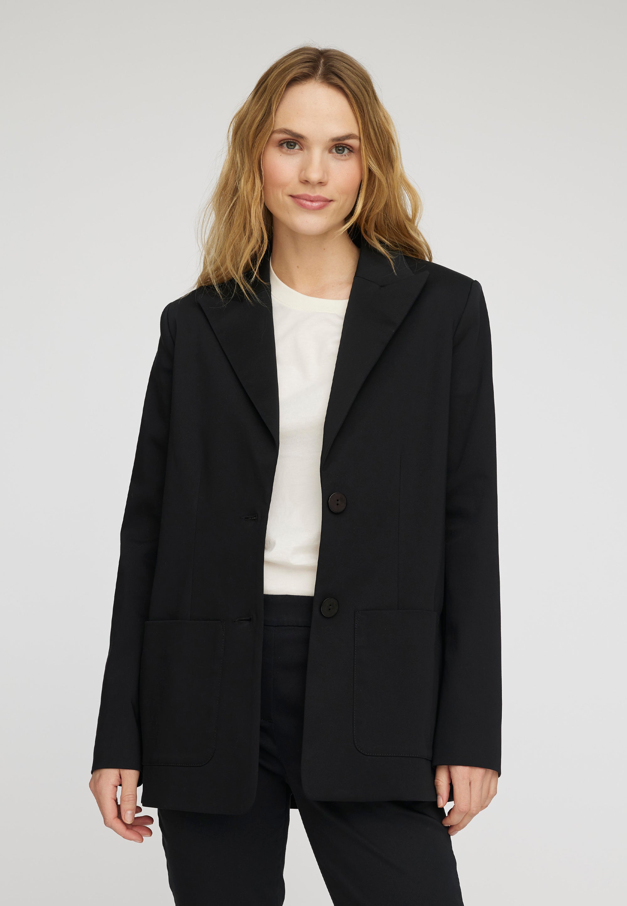 LAURIE Britt Blazer 76cm Jackets Schwarz