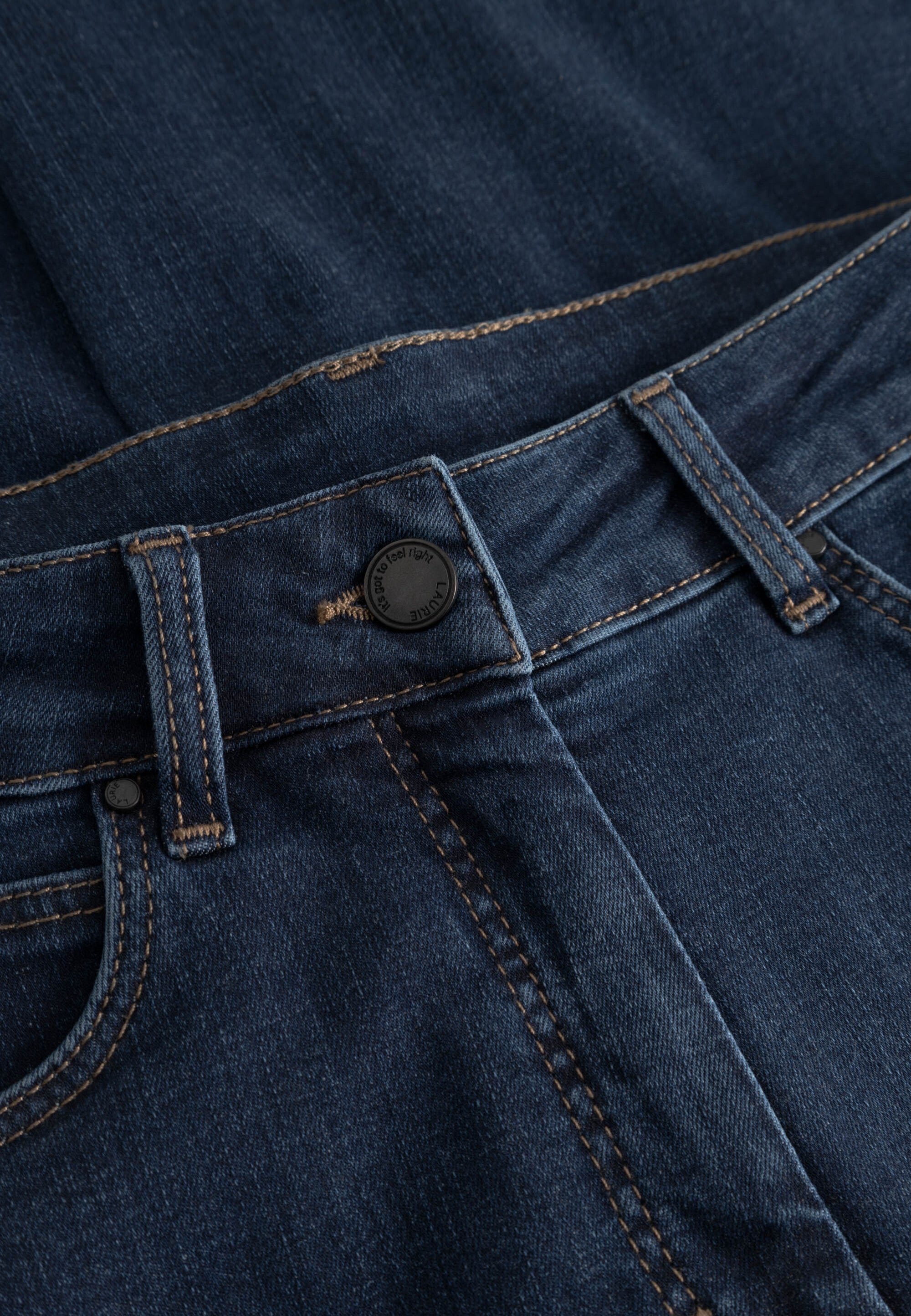 LAURIE Carol Loose - Medium Length Loose Dunkelblauer denim