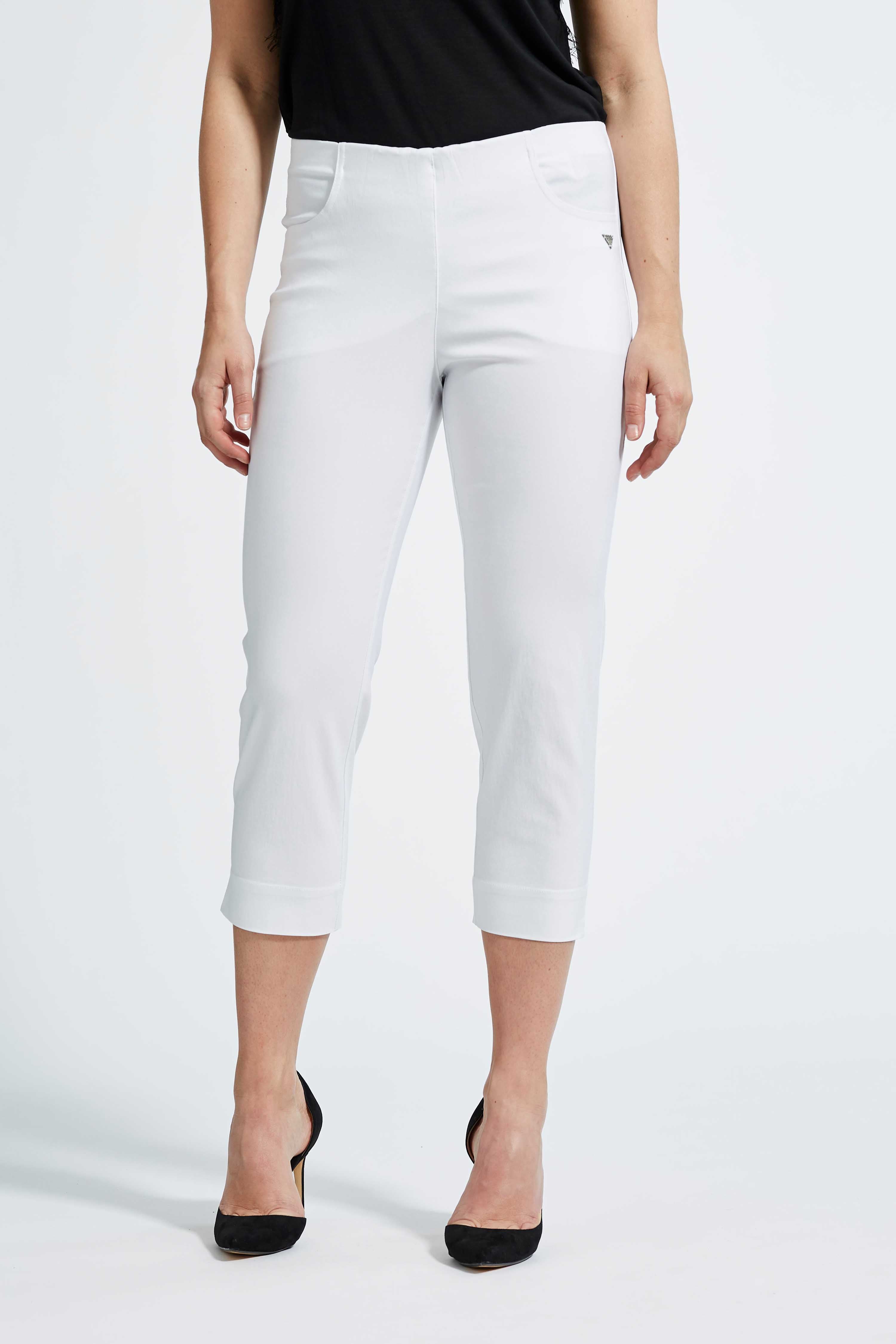 LAURIE Caroline Regular Capri Long Length Regular Weiss