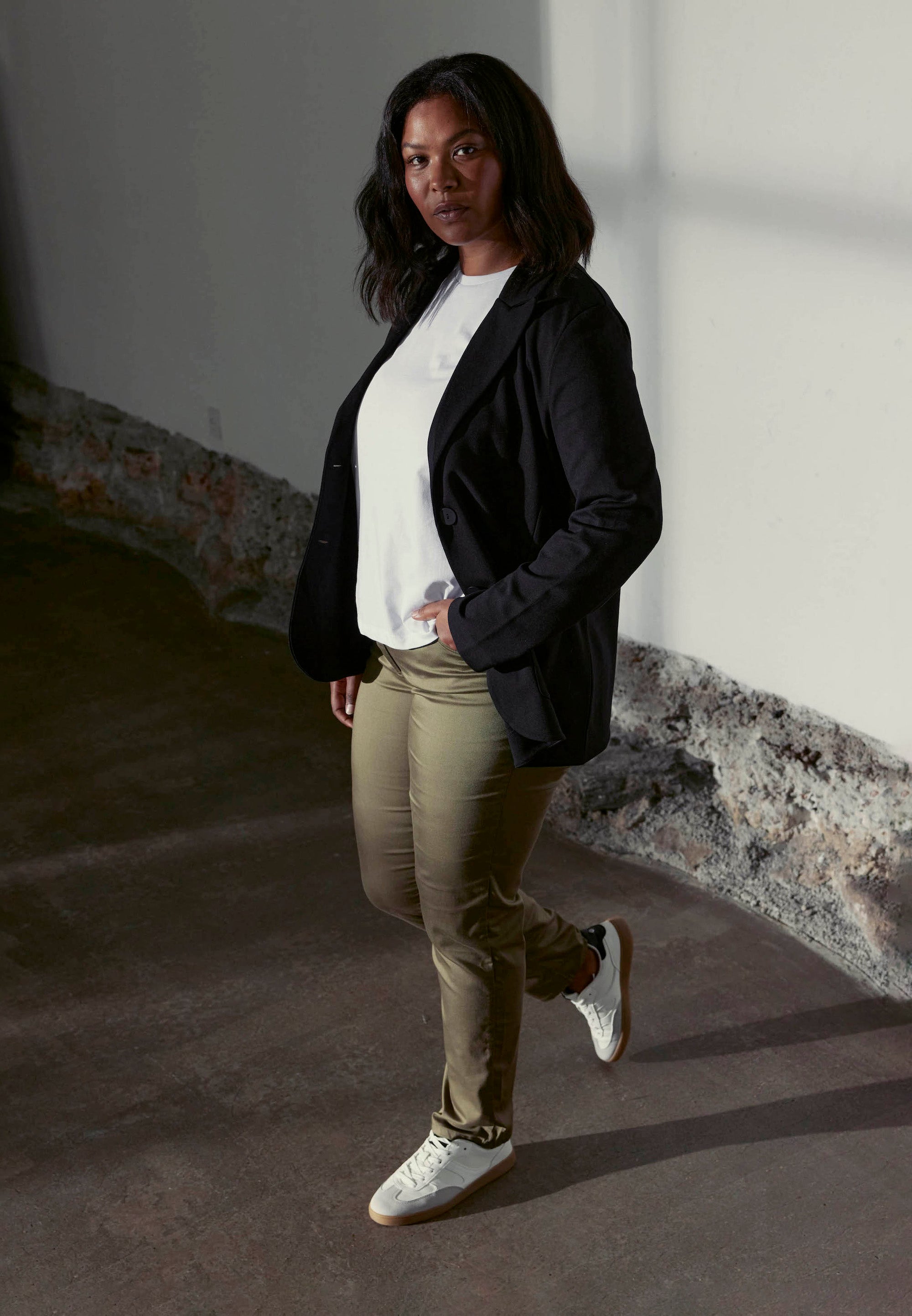 LAURIE Charlotte Regular - Medium Length Regular Immergrün