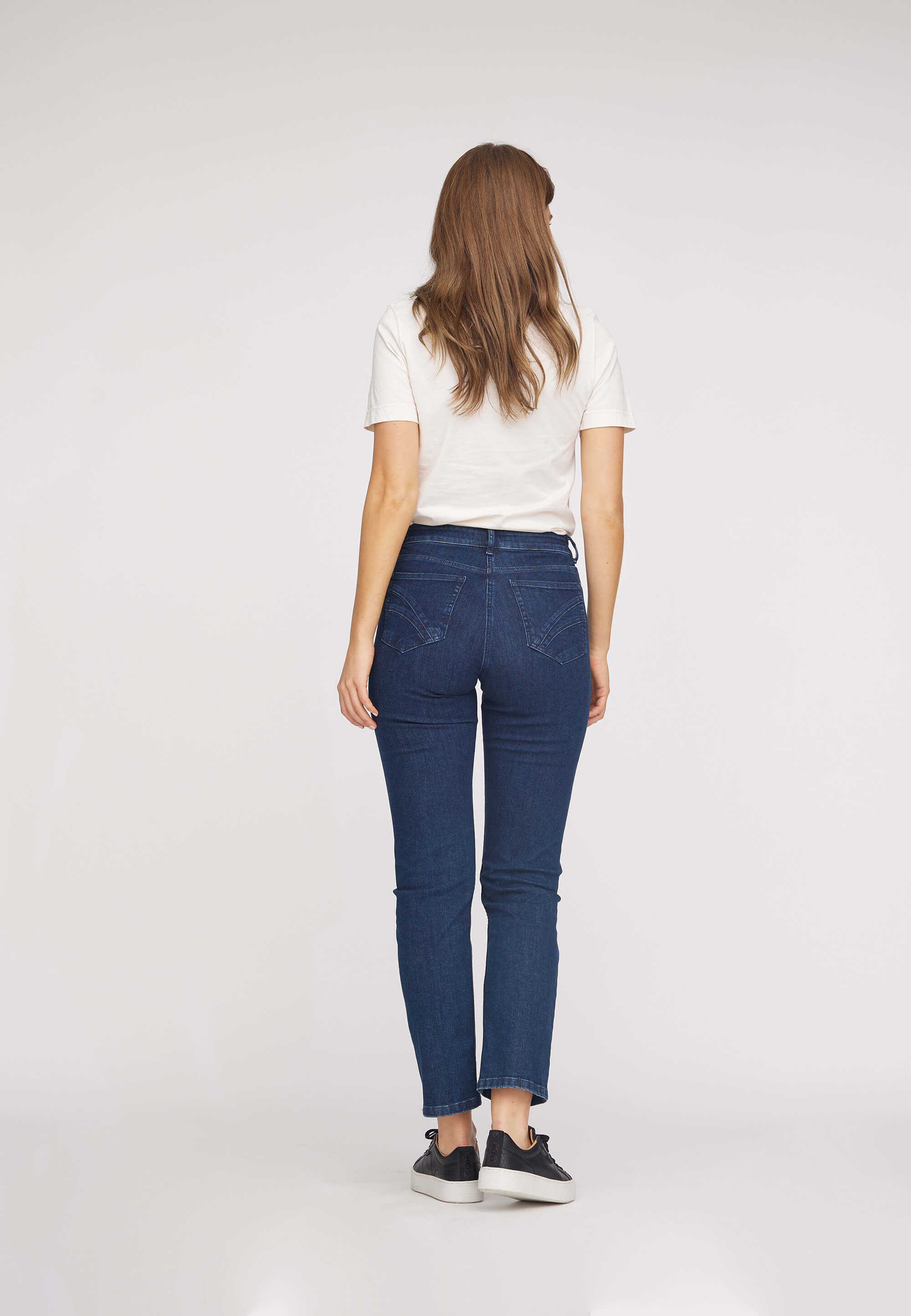 LAURIE Charlotte Regular - Medium Length - Ecolabel Regular Dunkelblauer denim
