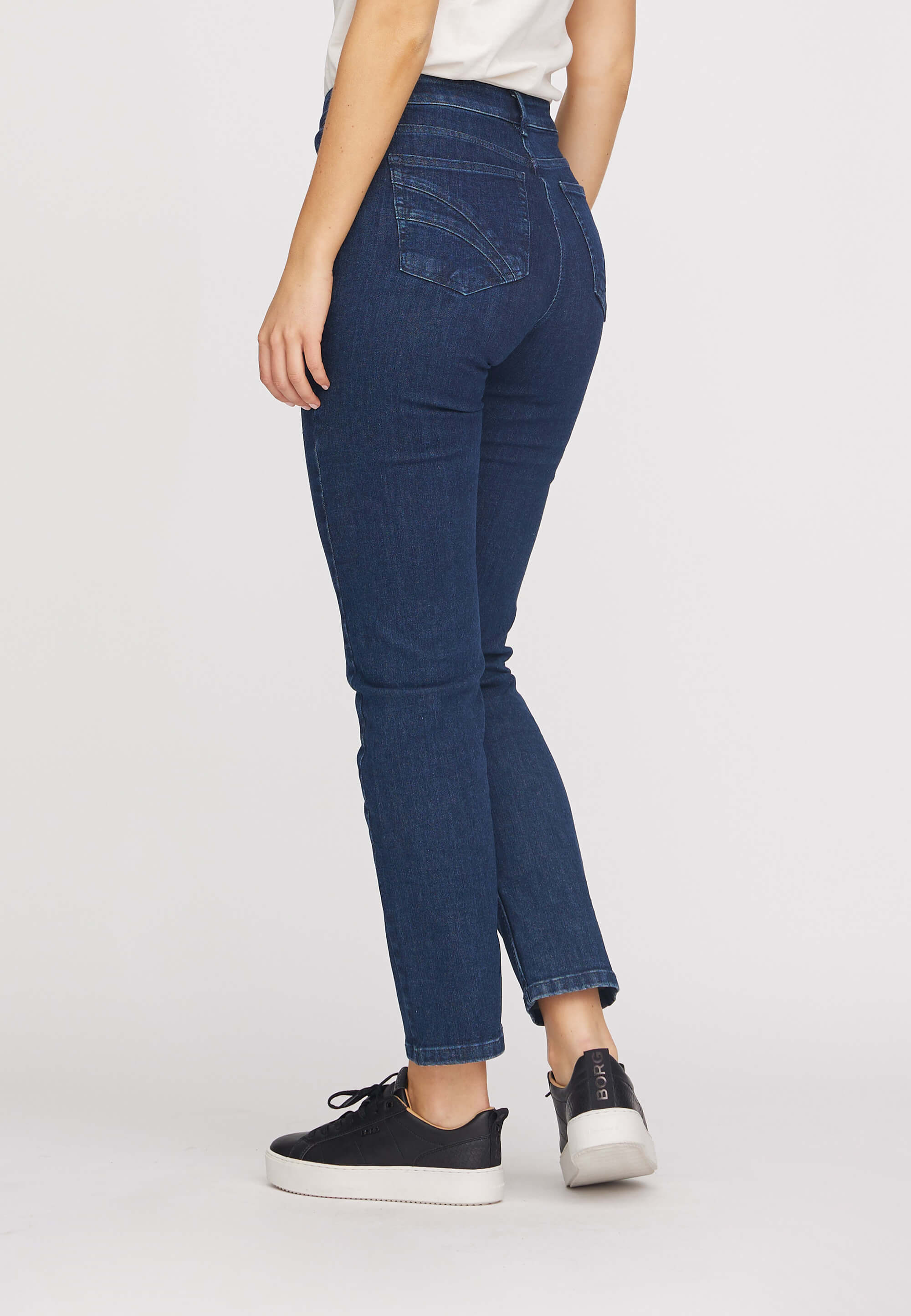 LAURIE Charlotte Regular - Medium Length - Ecolabel Regular Dunkelblauer denim