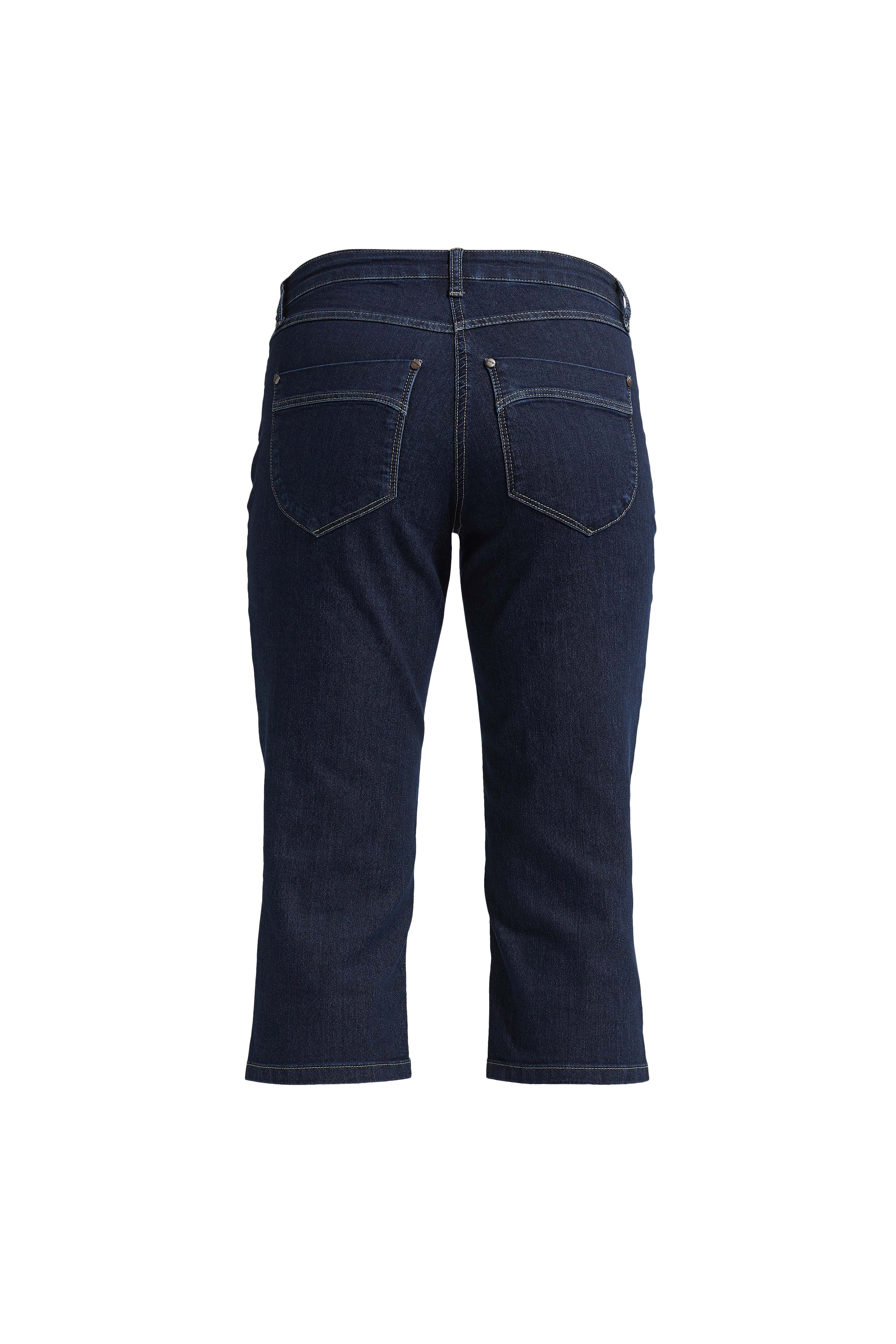 LAURIE Charlotte Regular Capri Medium Length Regular Dunkelblauer denim