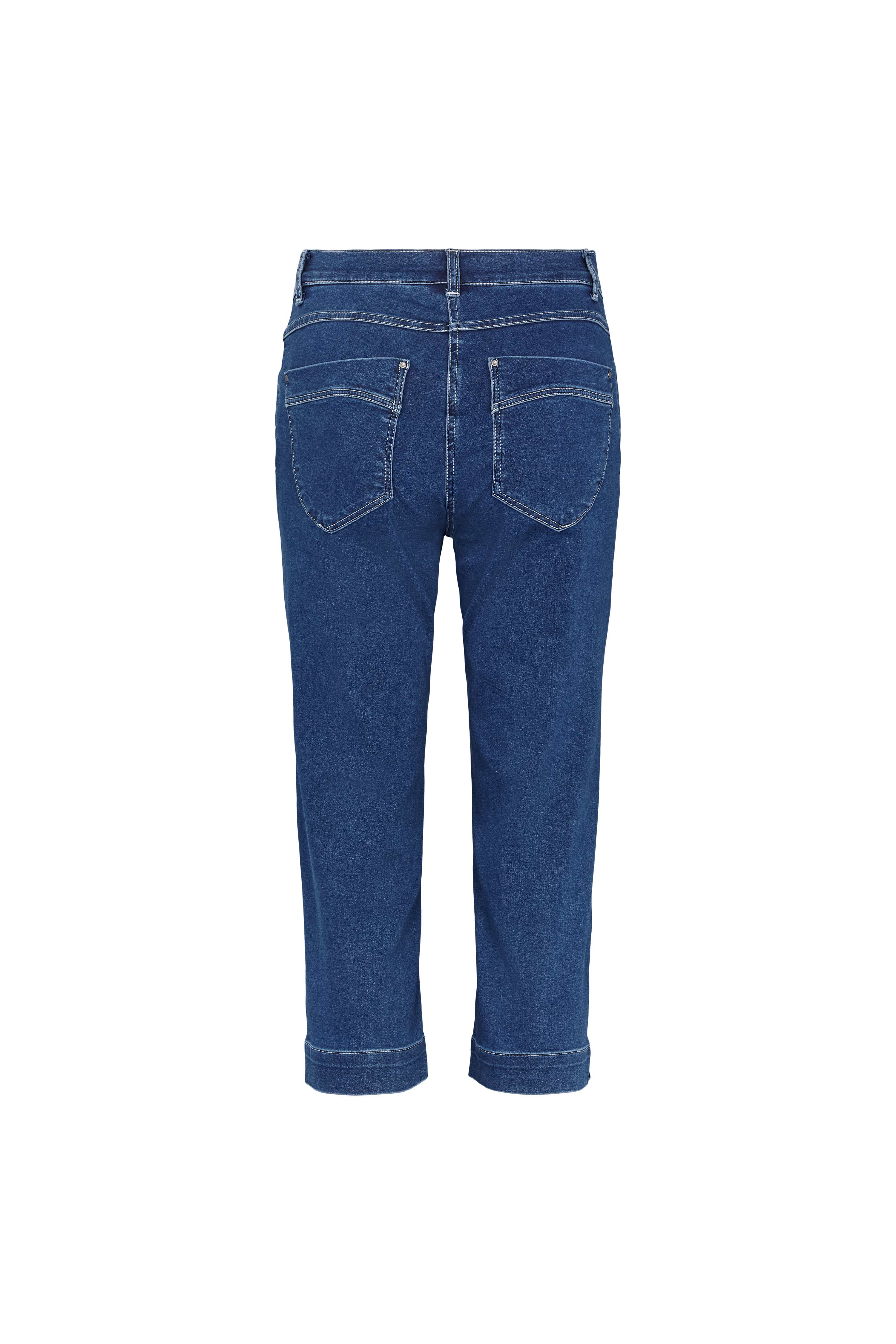 LAURIE Charlotte Regular Capri Medium Length Regular Mittelblauer denim