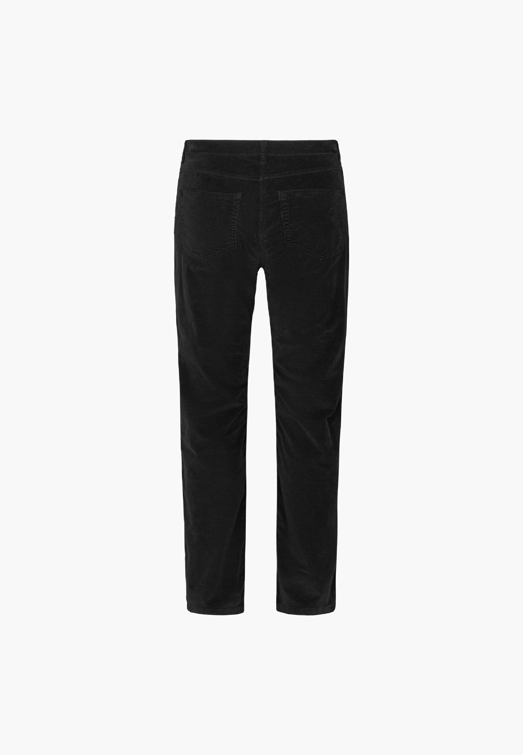 LAURIE Charlotte Regular Corduroy - Medium Length Regular Schwarz