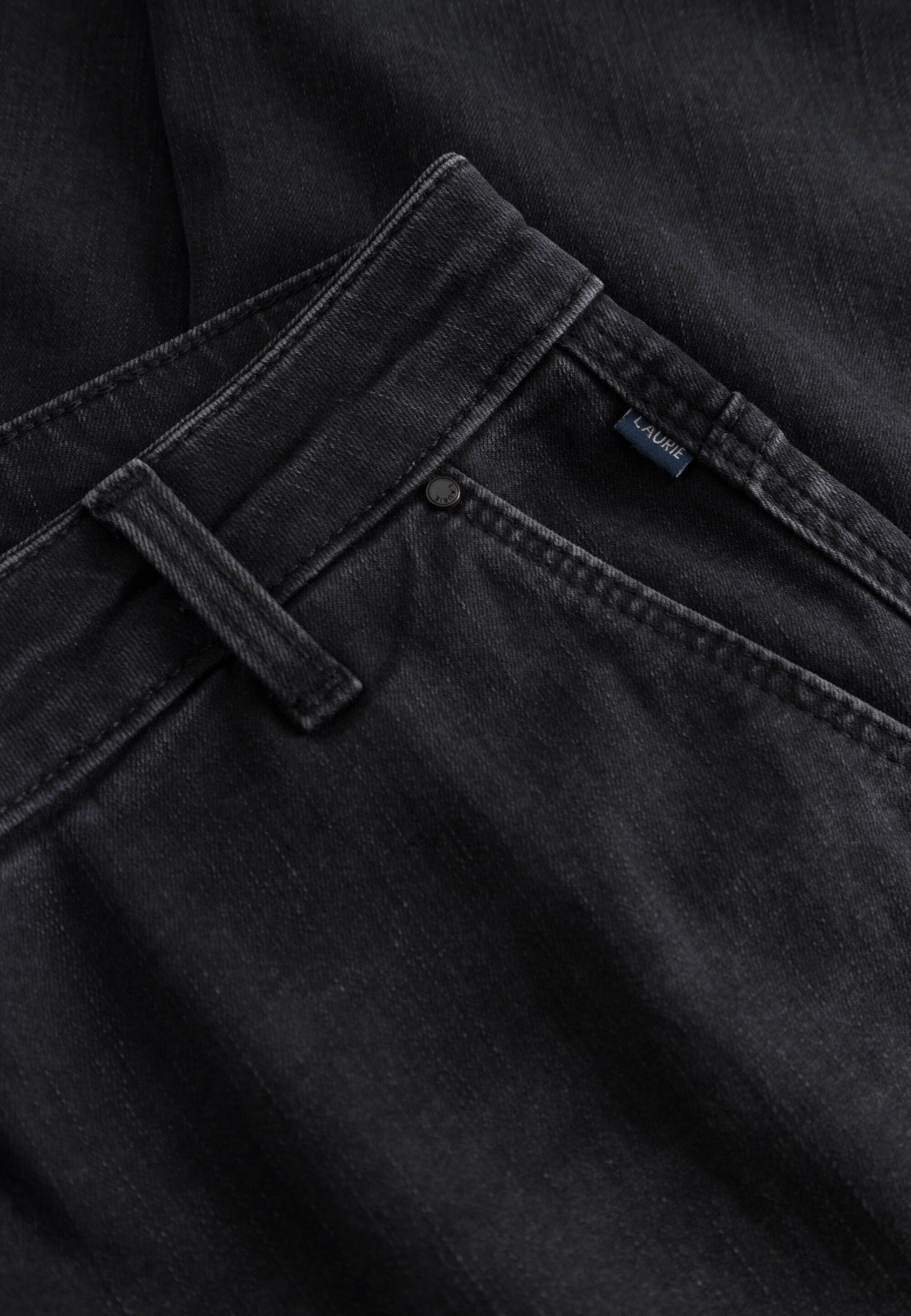 LAURIE Charm Loose - Medium Length Loose 99399 Washed Black Denim