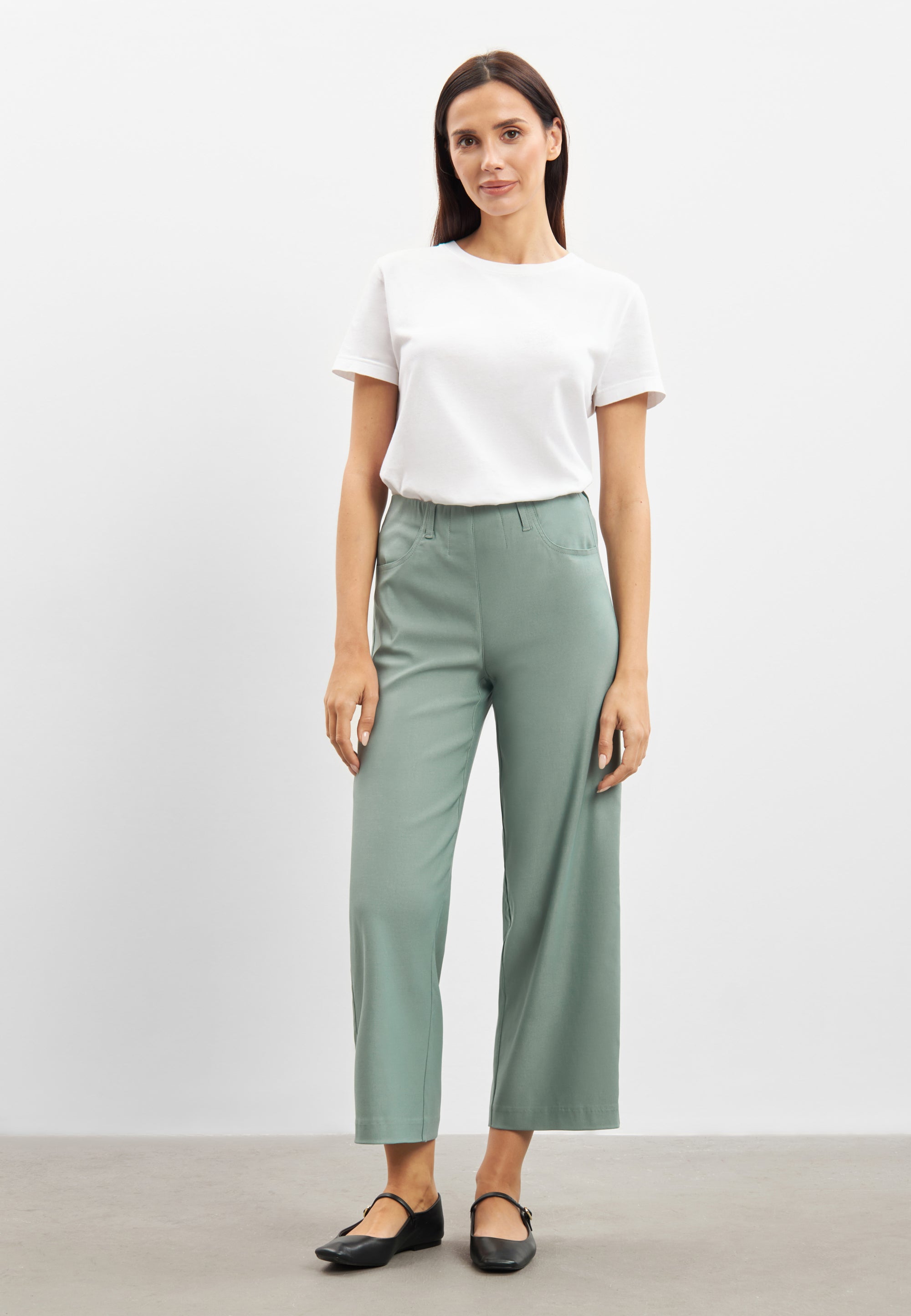 LAURIE Donna Loose - Cropped Loose 51300 Sage