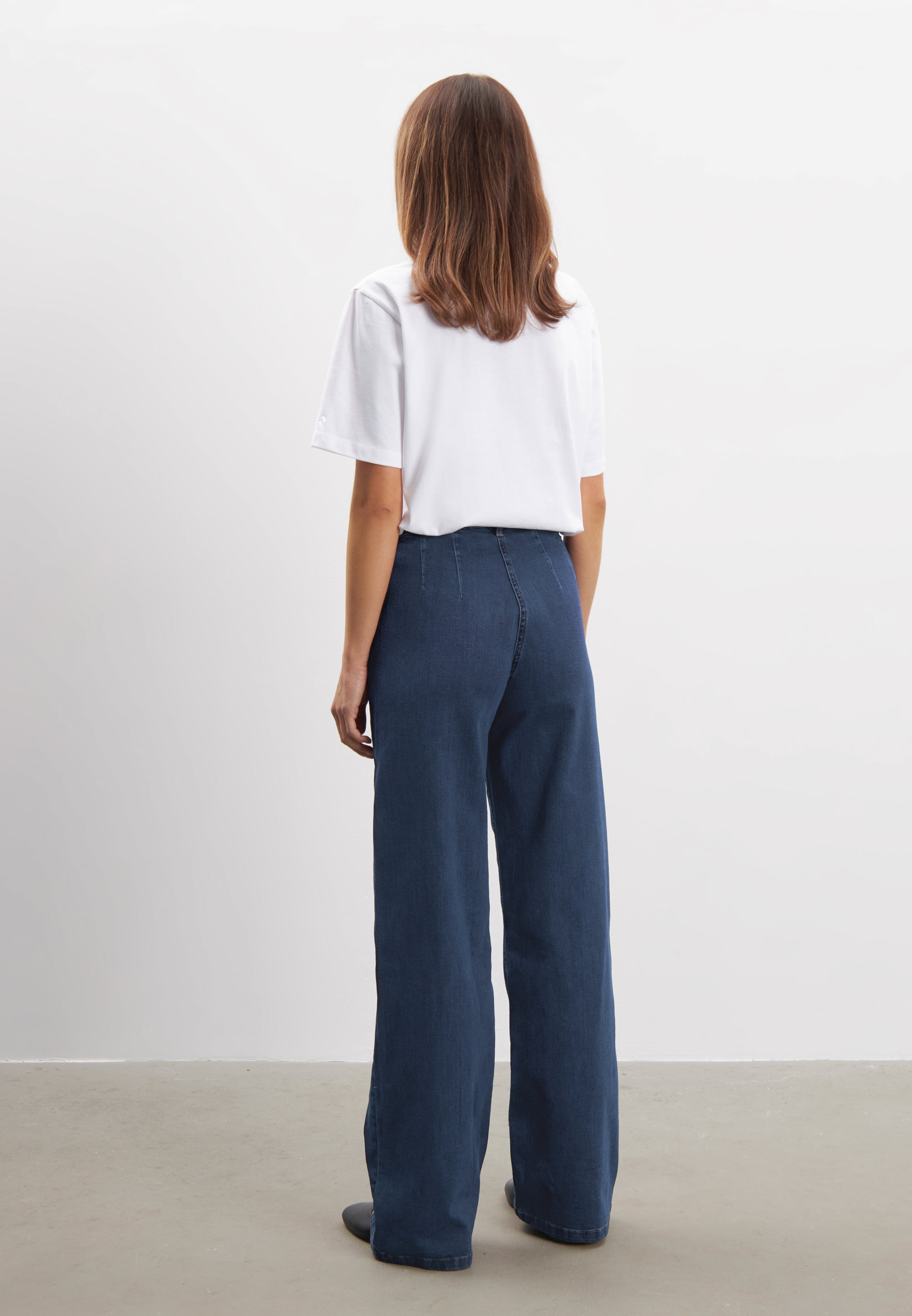 LAURIE Donna Loose - Long Length Loose Dunkelblauer denim