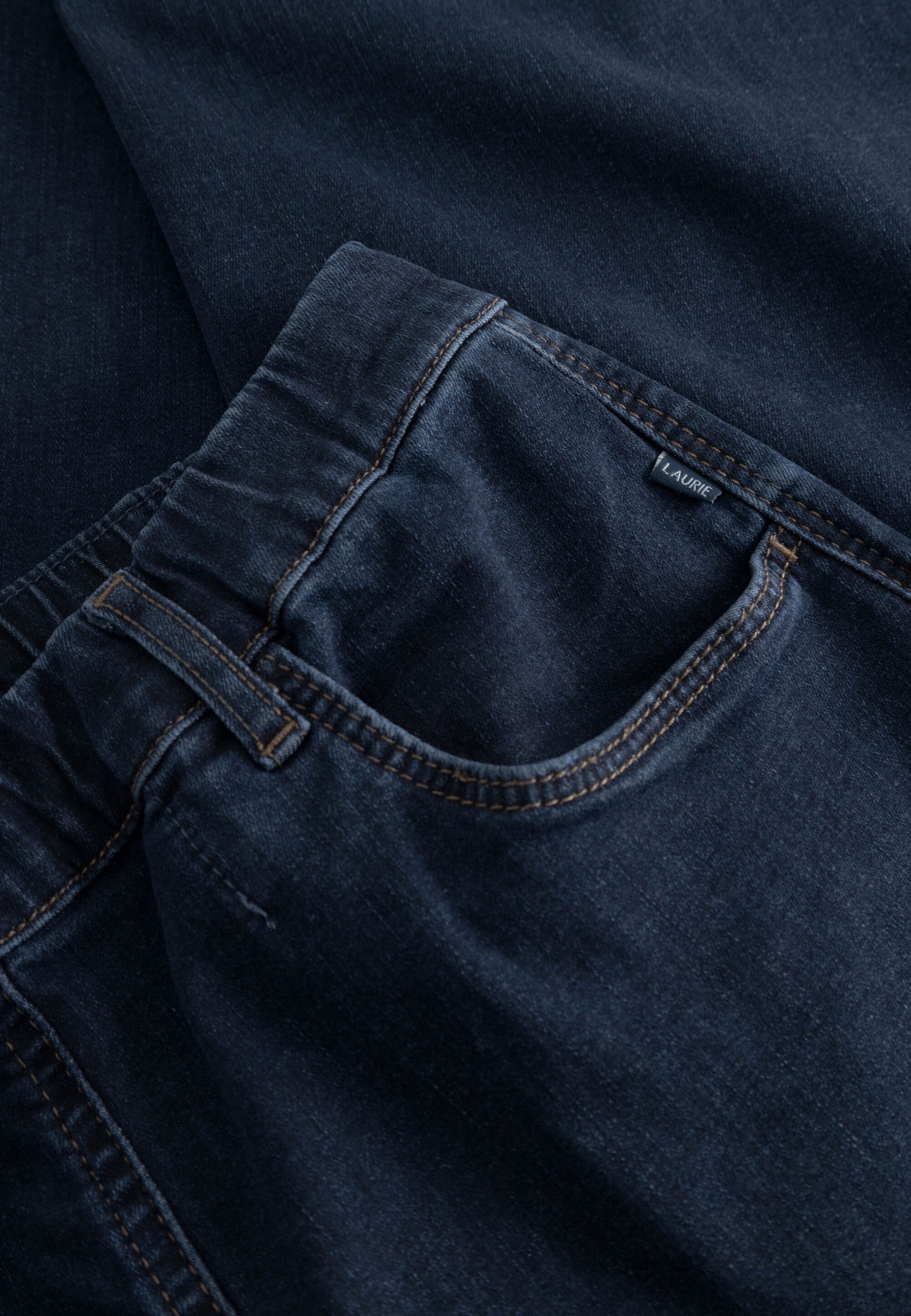 LAURIE Donna Loose - Medium Length Loose Dunkelblauer denim