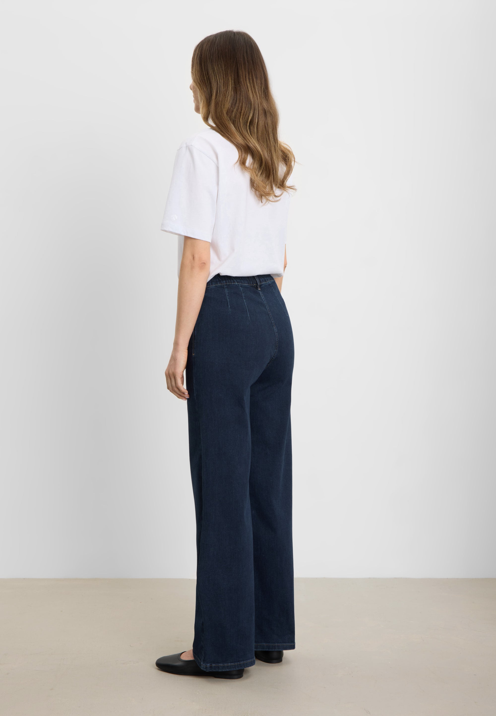LAURIE Donna Loose - Medium Length Loose Dunkelblauer denim