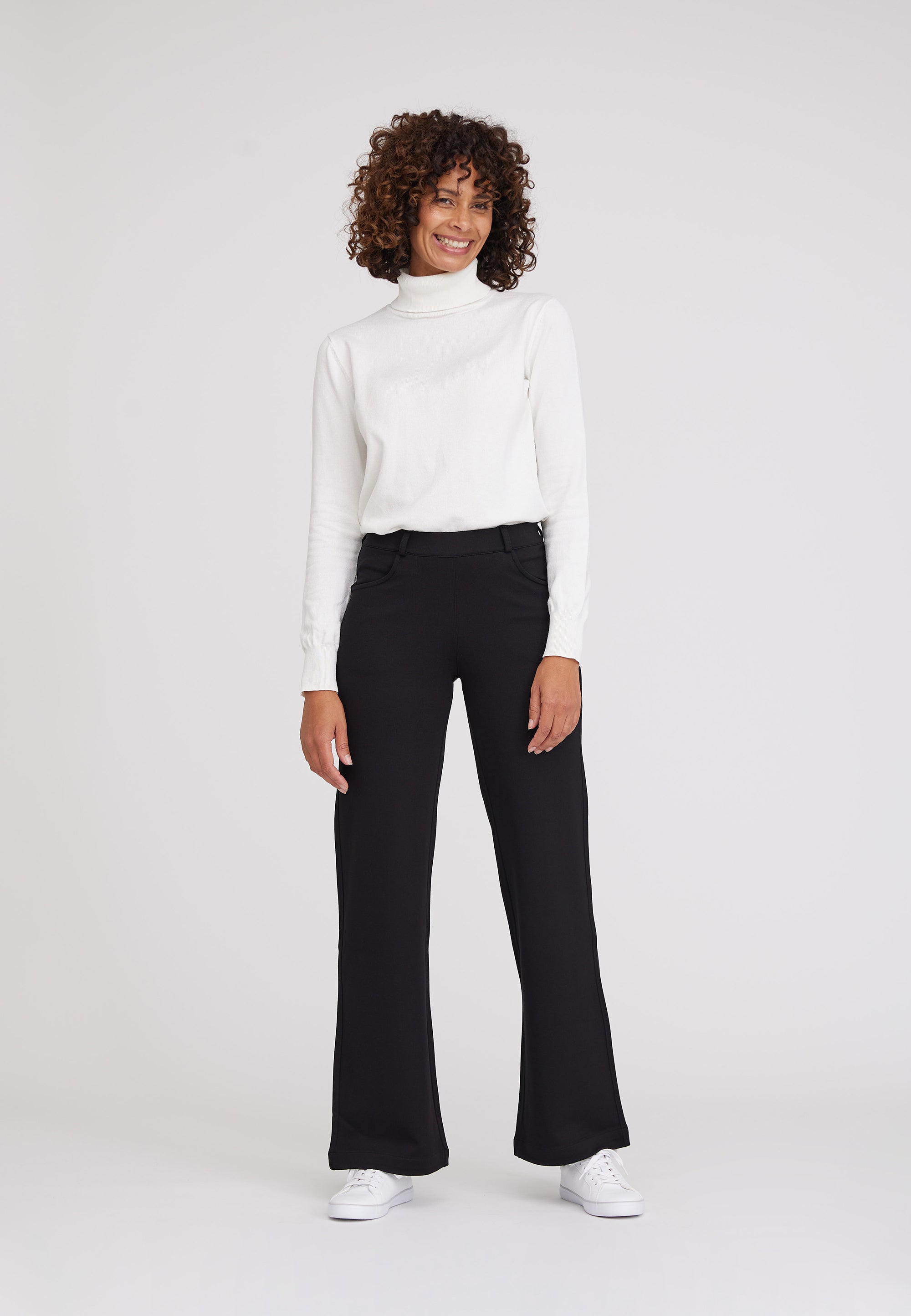 LAURIE Donna Loose - Medium Length Loose Black Brushed