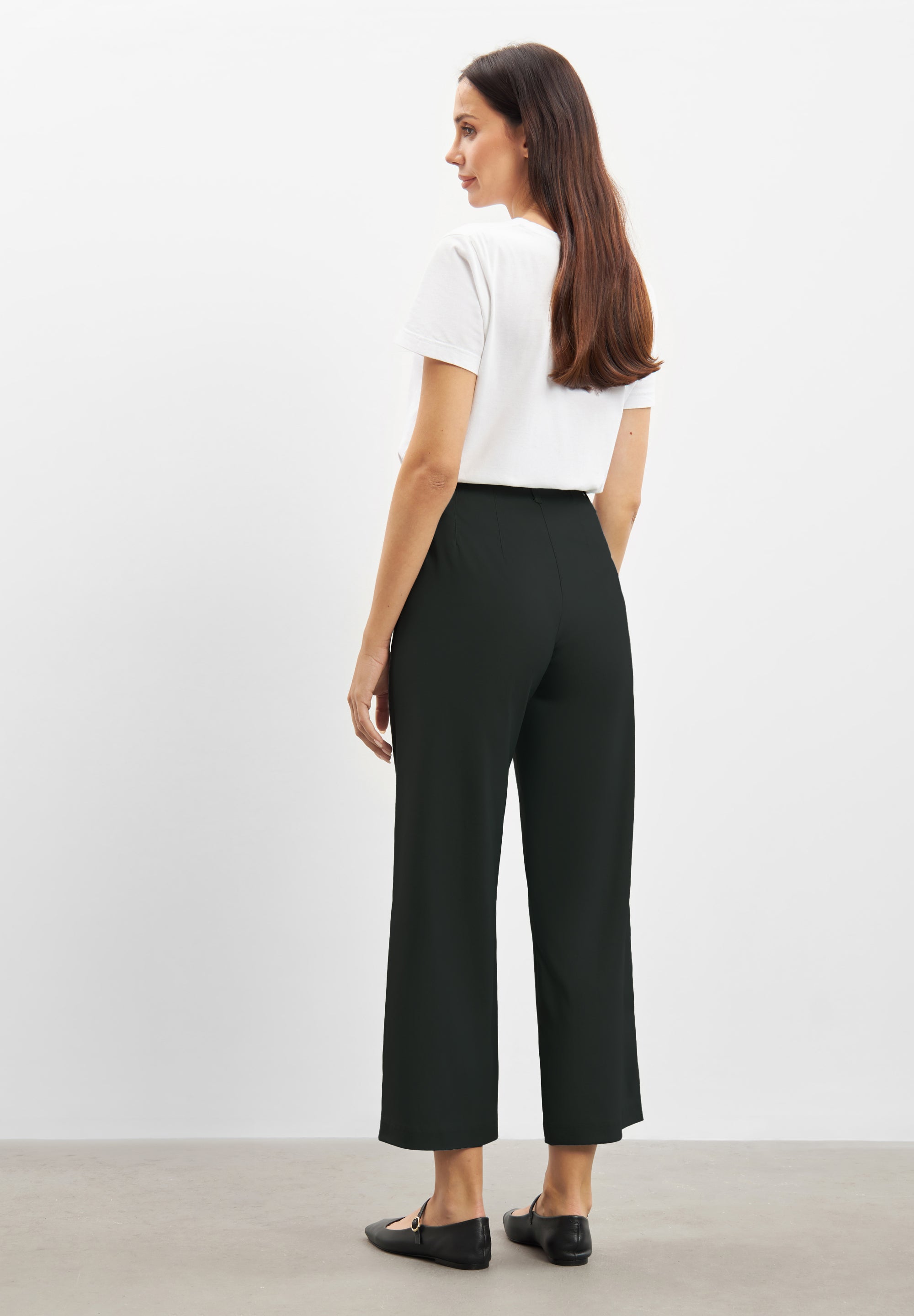 LAURIE Donna Loose - Cropped Loose Schwarz