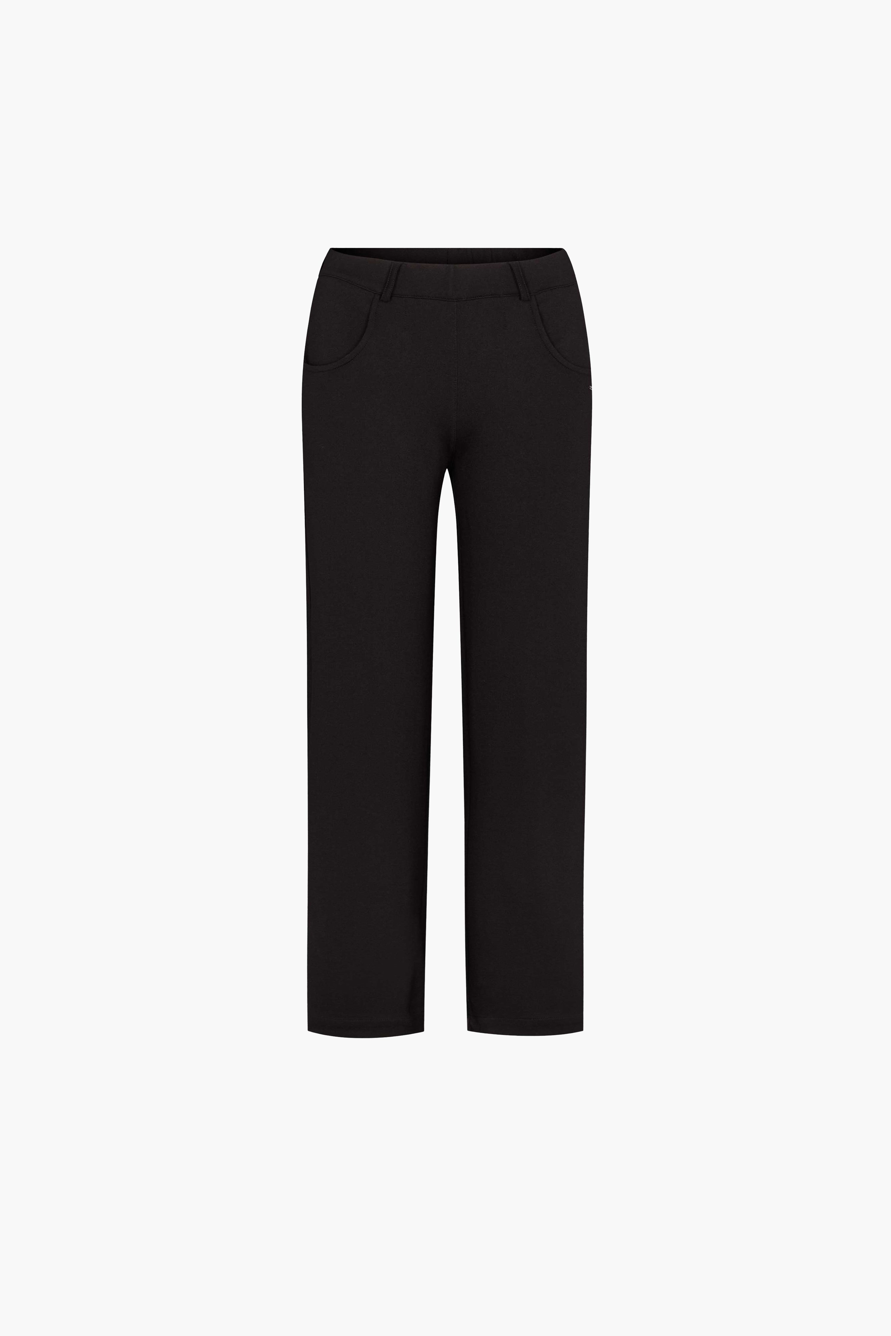 LAURIE Donna Loose Jersey - Short Length Loose Schwarz