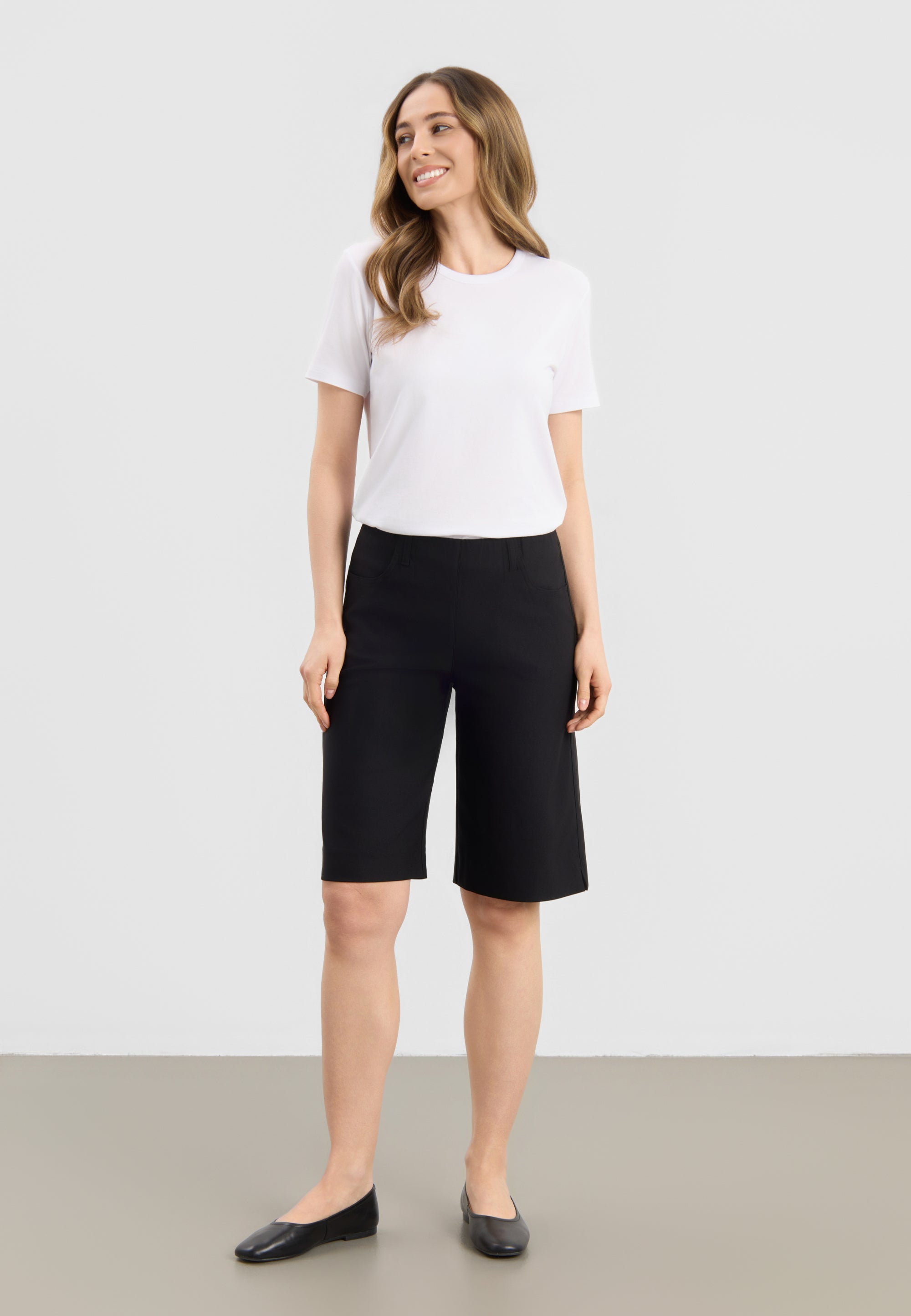 LAURIE Donna Loose Shorts Loose Schwarz