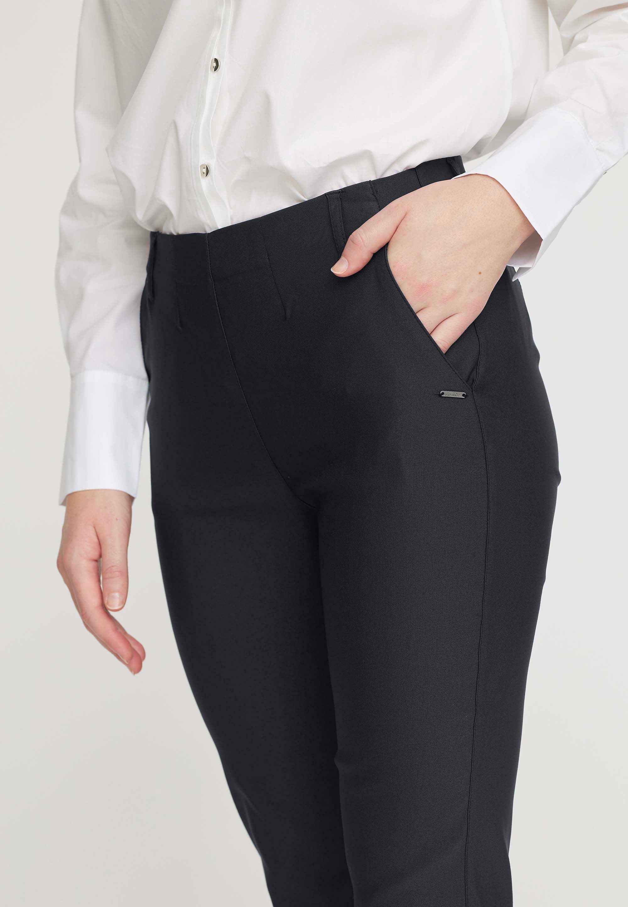 LAURIE Elizabeth Slim Cropped Slim Schwarz