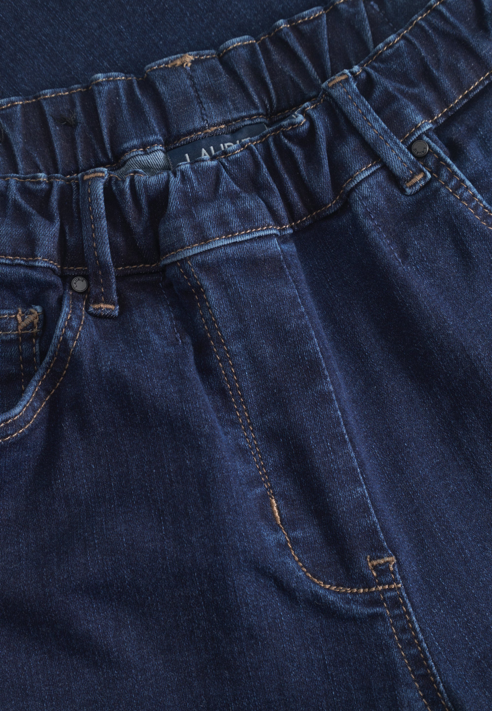 LAURIE Hannah Regular - Medium Length Trousers REGULAR Dunkelblauer denim