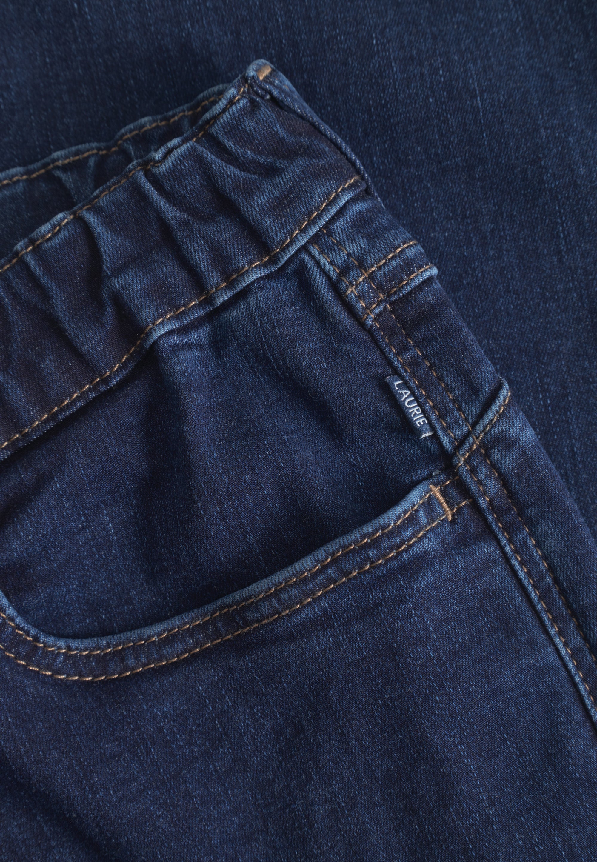 LAURIE Hannah Regular - Medium Length Trousers REGULAR Dunkelblauer denim