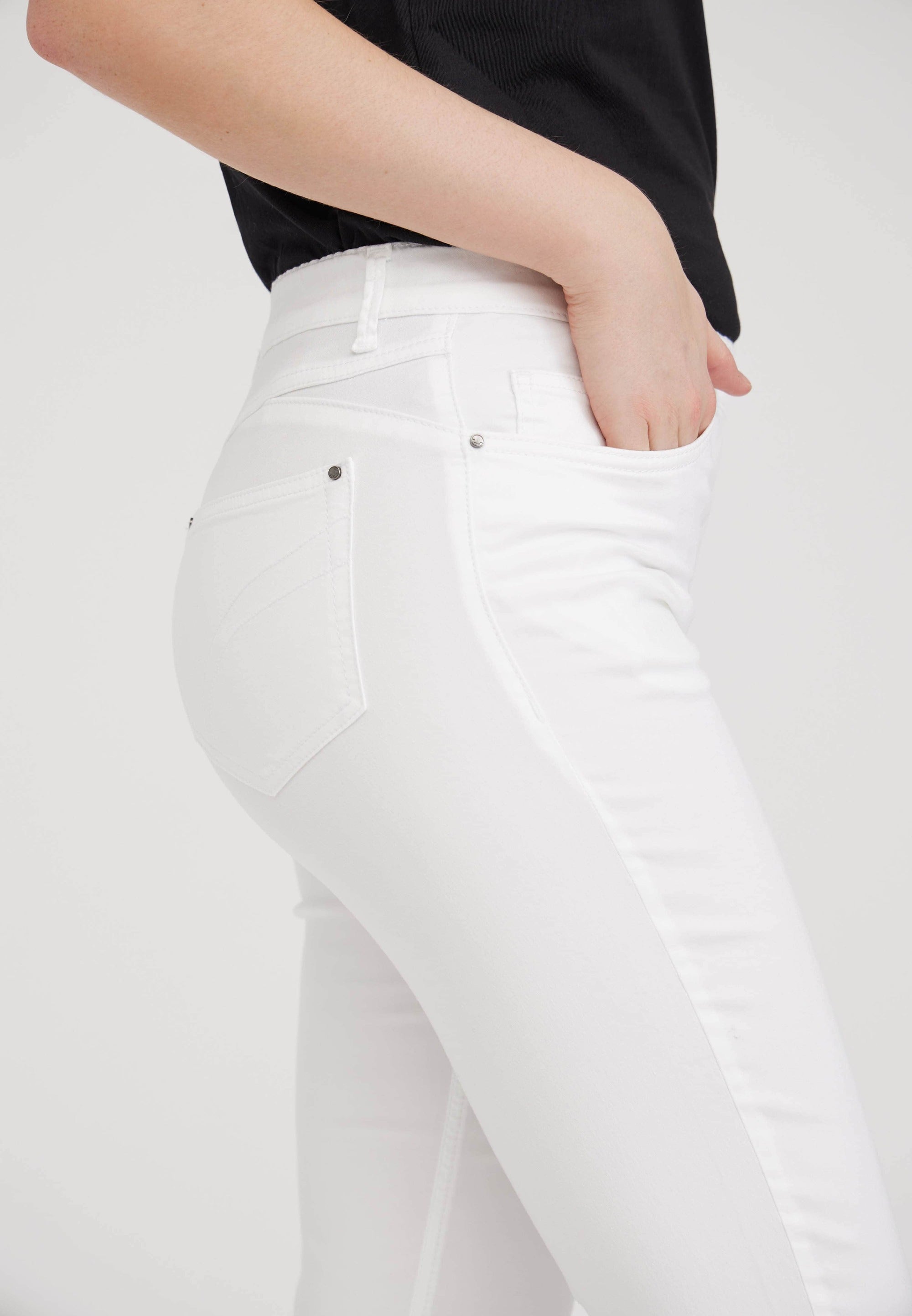 LAURIE Hannah Regular Crop Regular Weiss