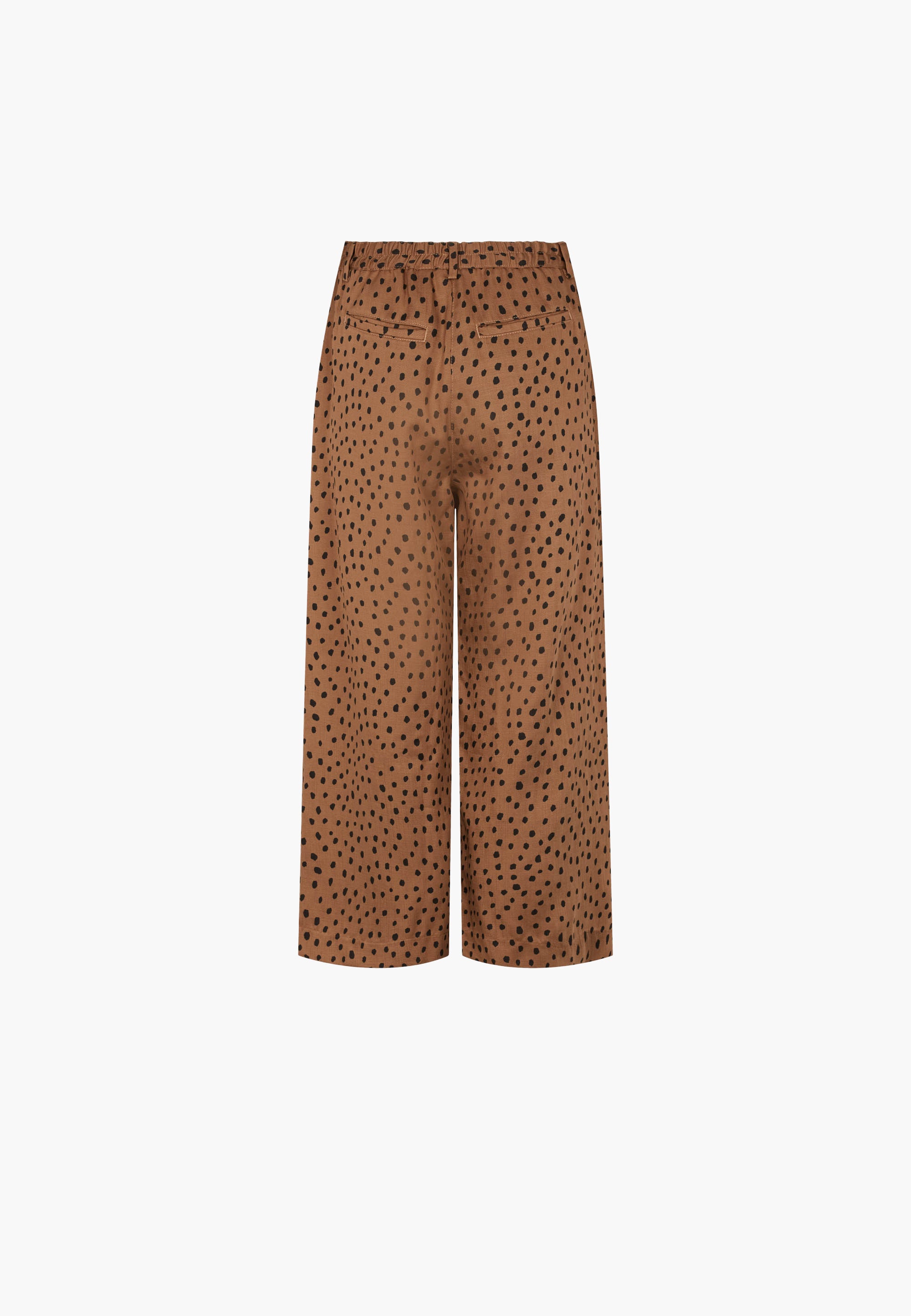 LAURIE Hilde Loose Crop Loose 81010 Camel Print