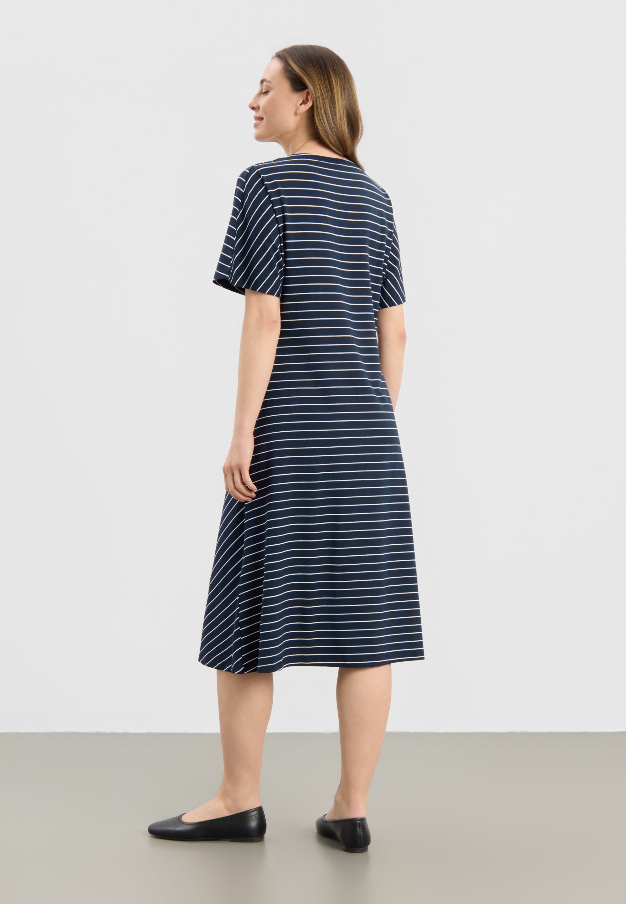 LAURIE Ingrid Dress SS Dresses Marine streifen