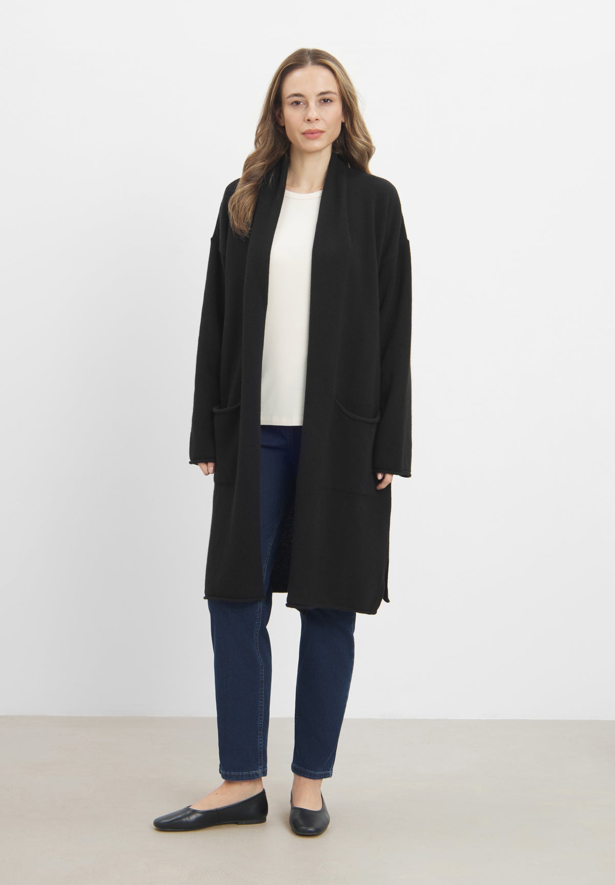 LAURIE Iris Cardigan Knitwear Schwarz