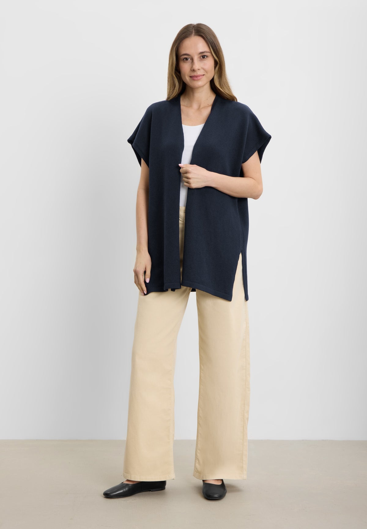 LAURIE Isabell vest Knitwear Marine