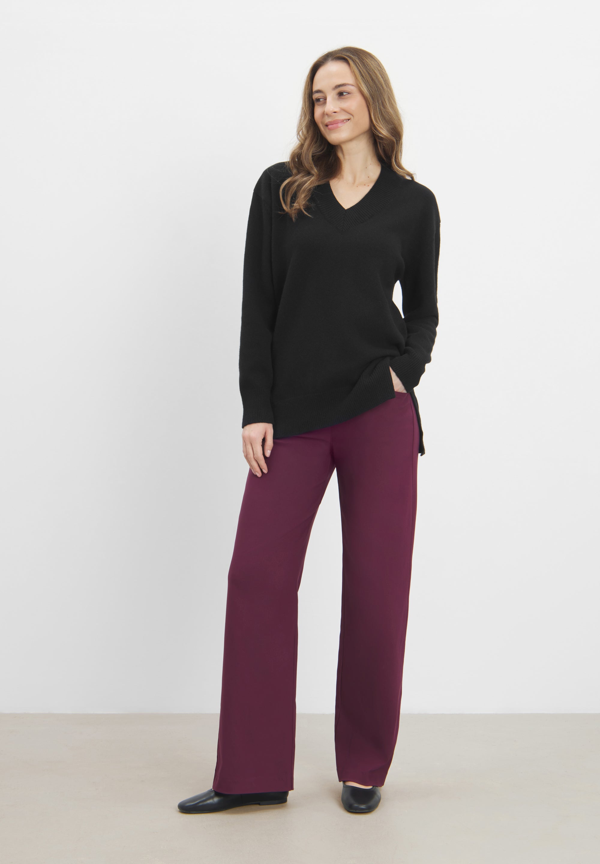 LAURIE Iza Sweater Knitwear Schwarz