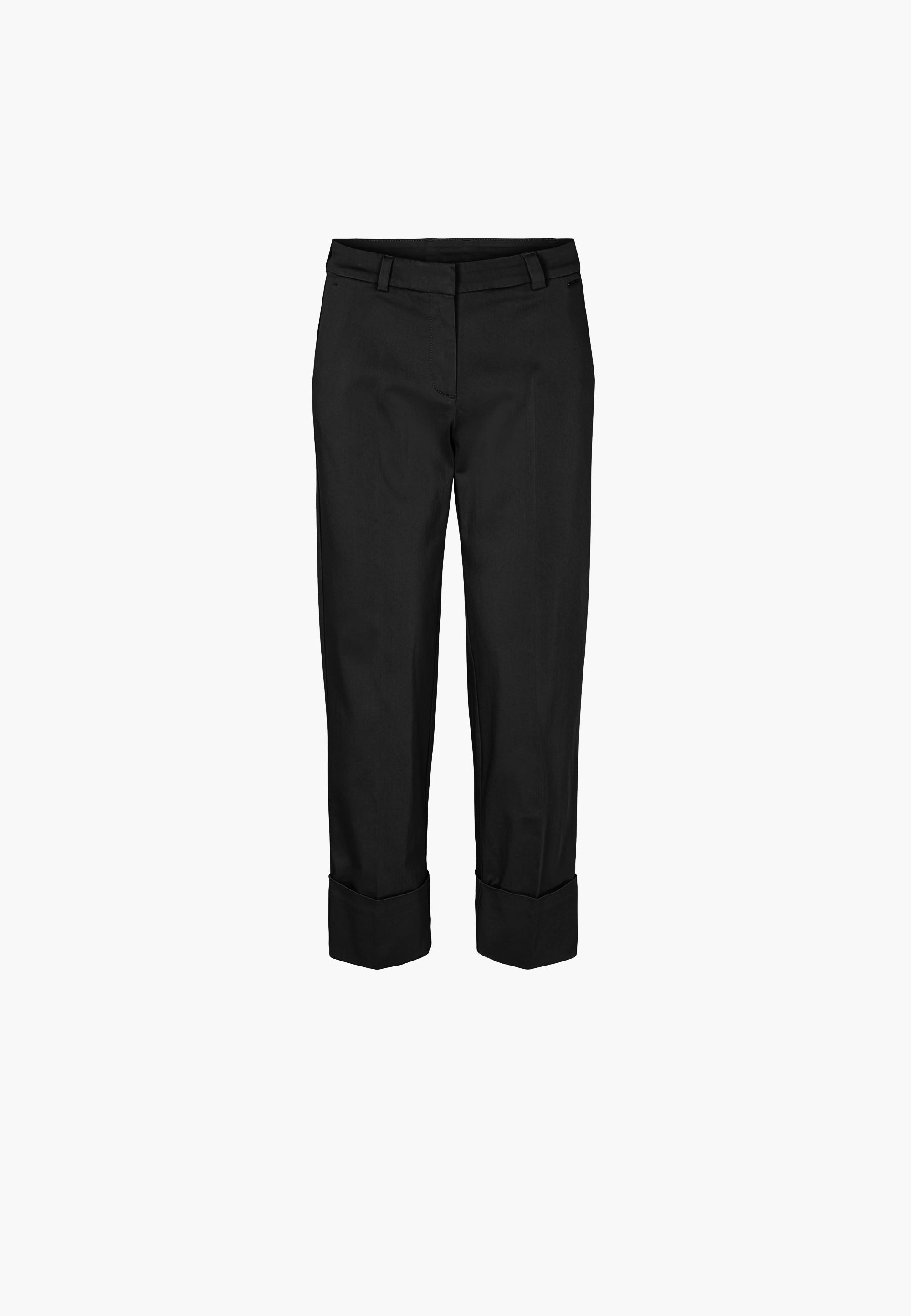 LAURIE Judy Turn-Up Straight Crop Straight Schwarz