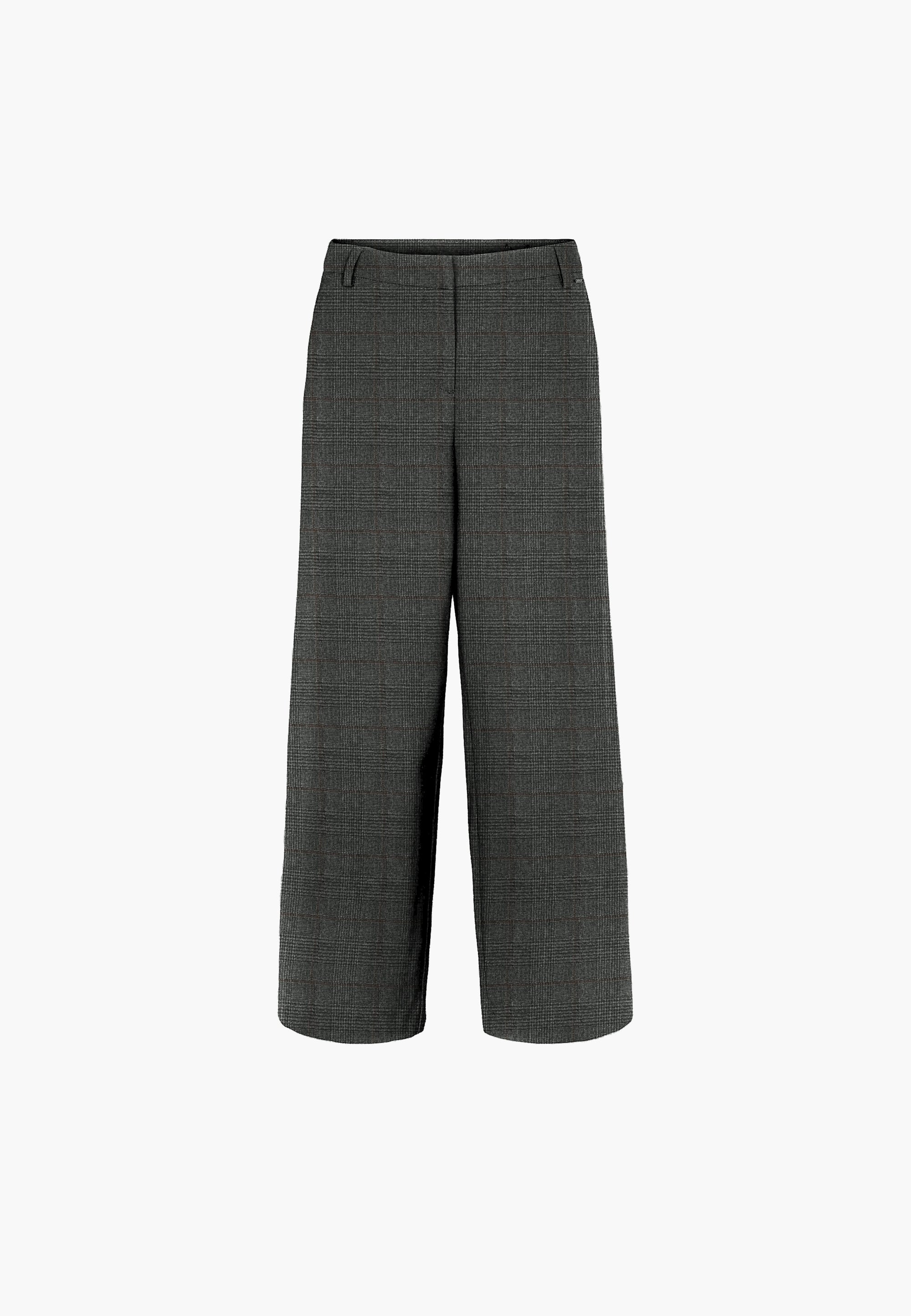 LAURIE June Loose - Medium Length Loose 97301 Anthracite Tartan Check