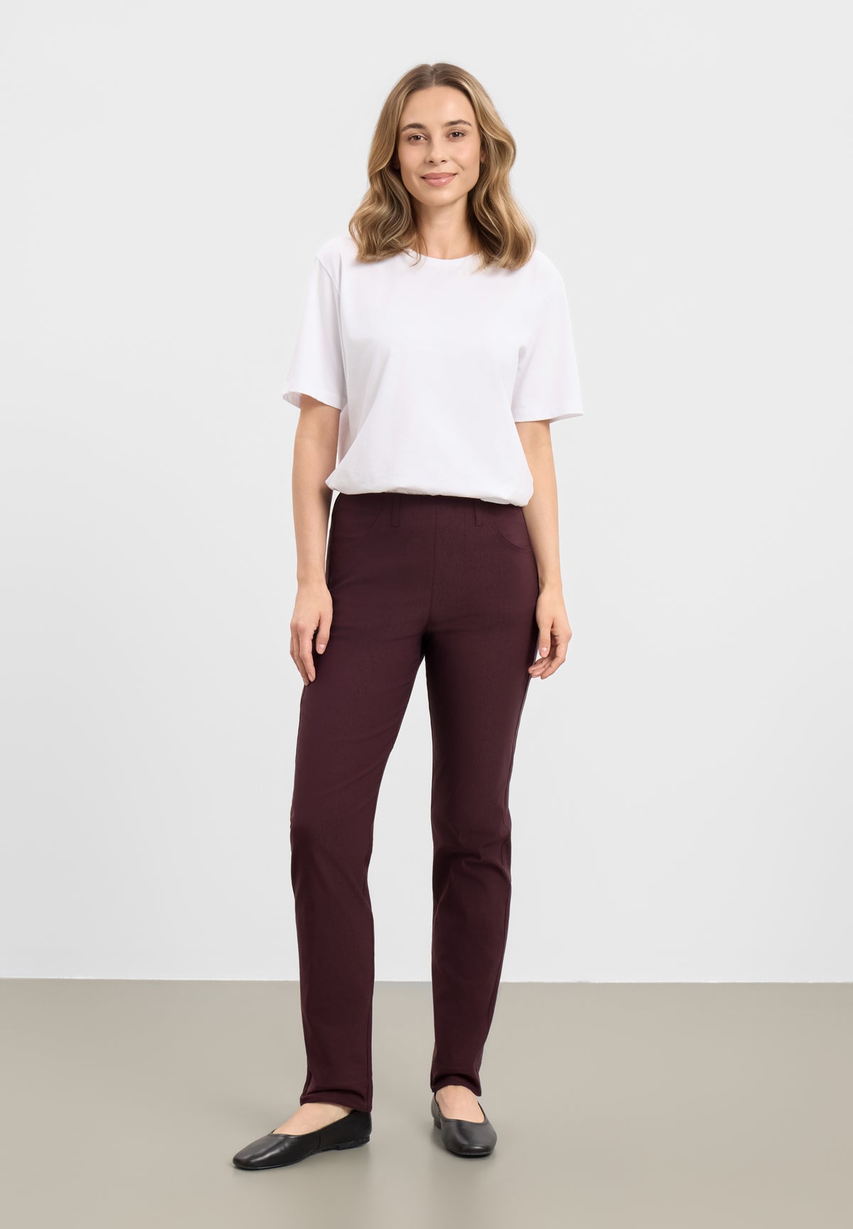 LAURIE Kelly Regular - Medium Length Regular 68970 Dark Plum