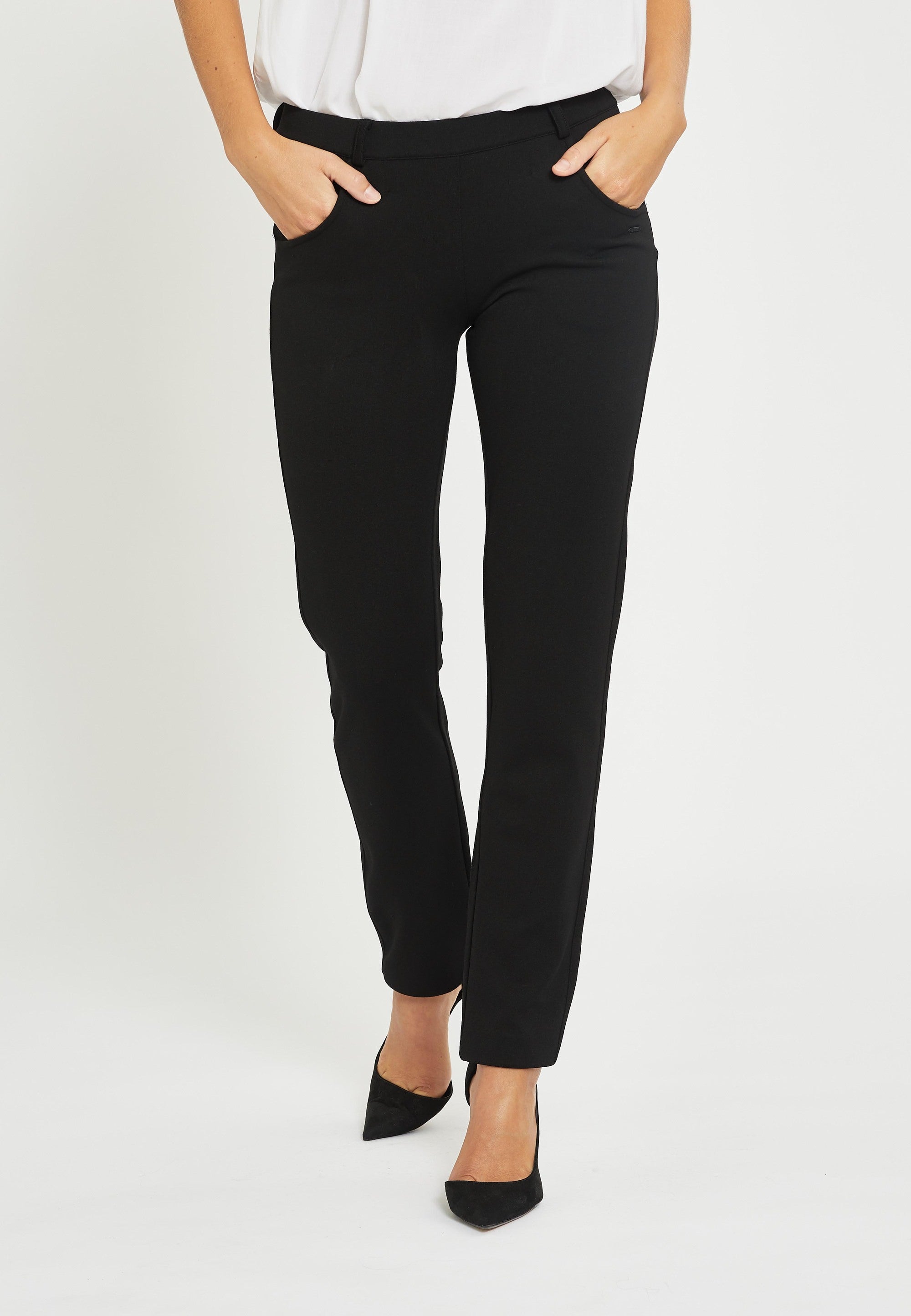 LAURIE Kelly Regular Jersey - Medium Length Regular Schwarz