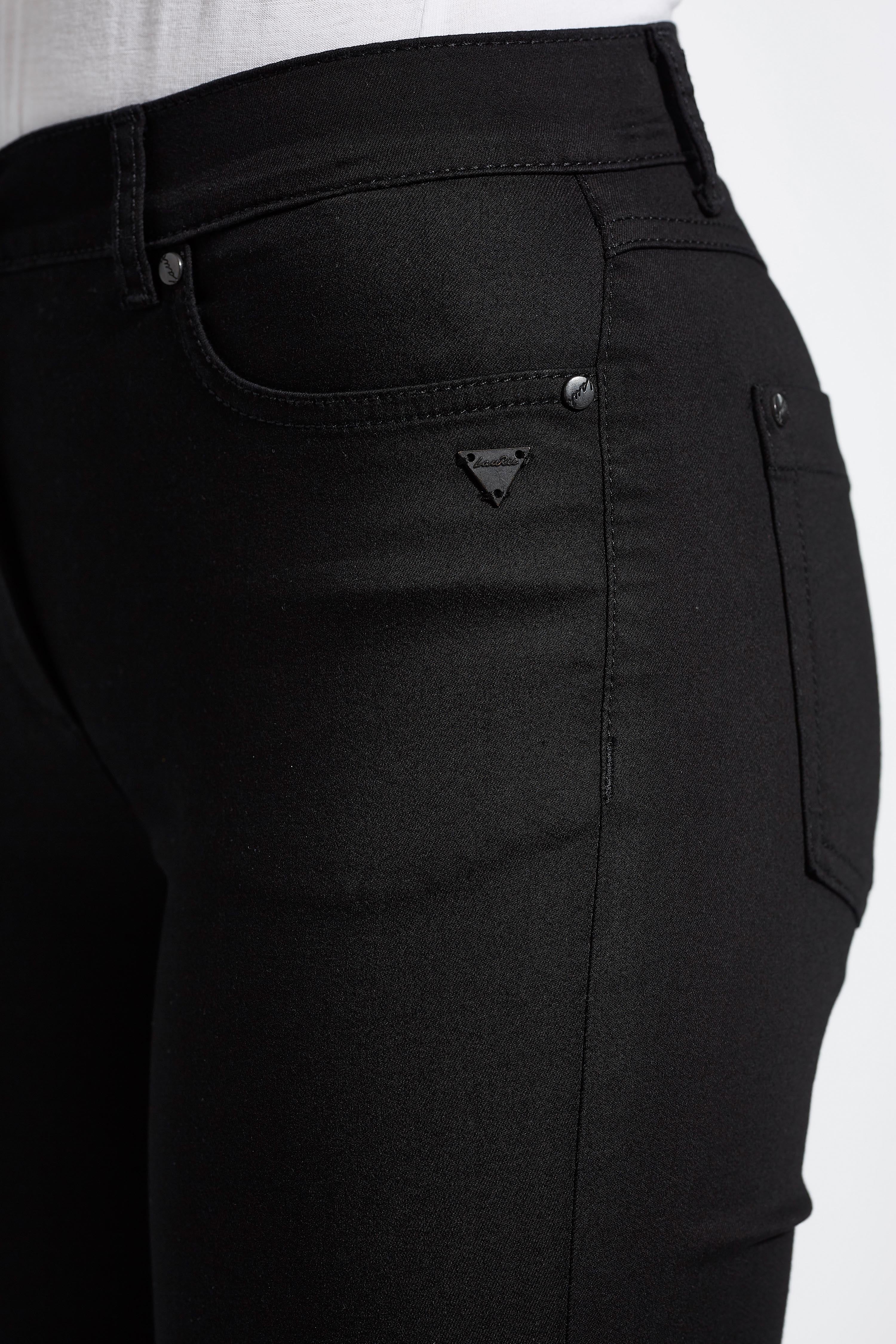 LAURIE Laura Crop Slim Slim Schwarz