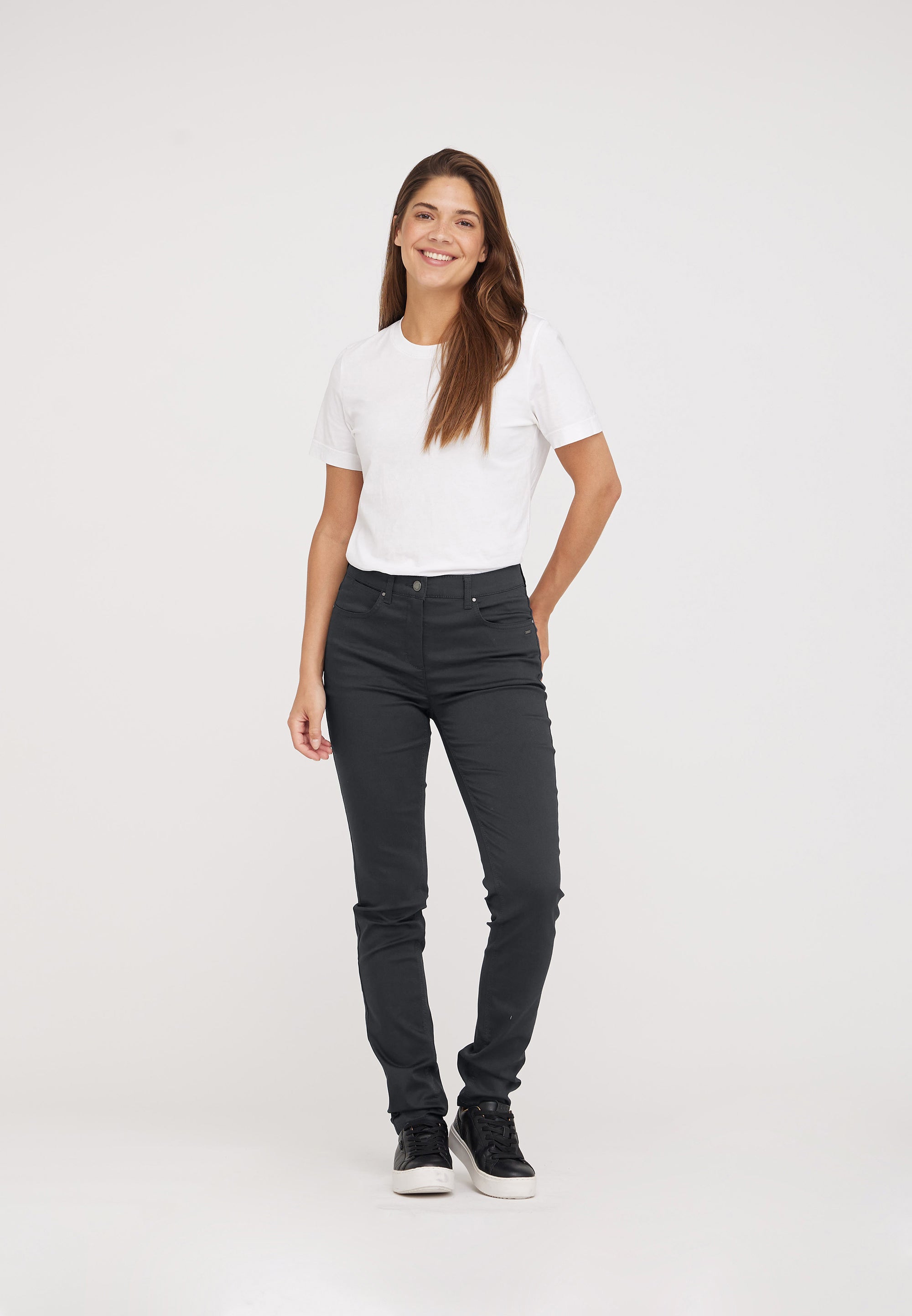 LAURIE Laura Slim - Medium Length Slim Anthrazit