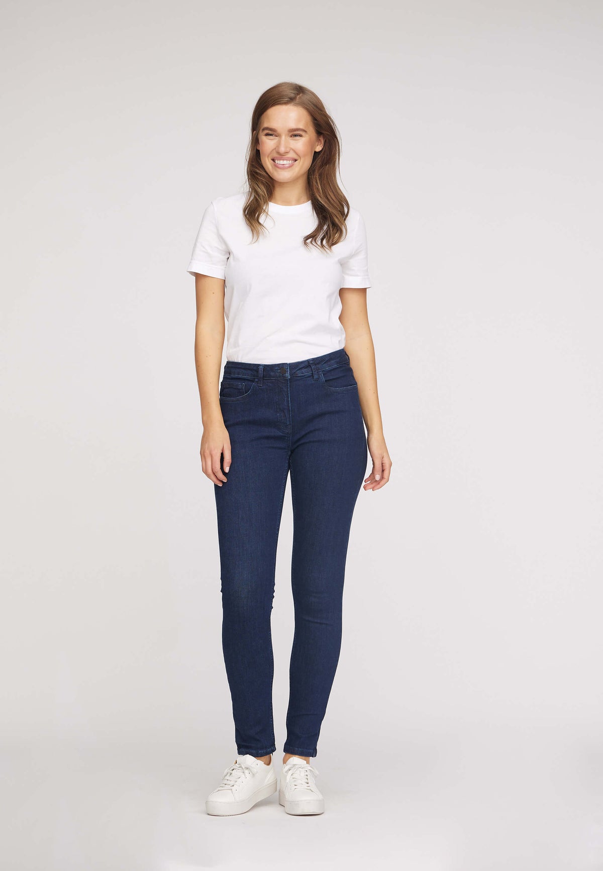 LAURIE Laura Slim - Medium Length - Ecolabel Slim Dunkelblauer denim