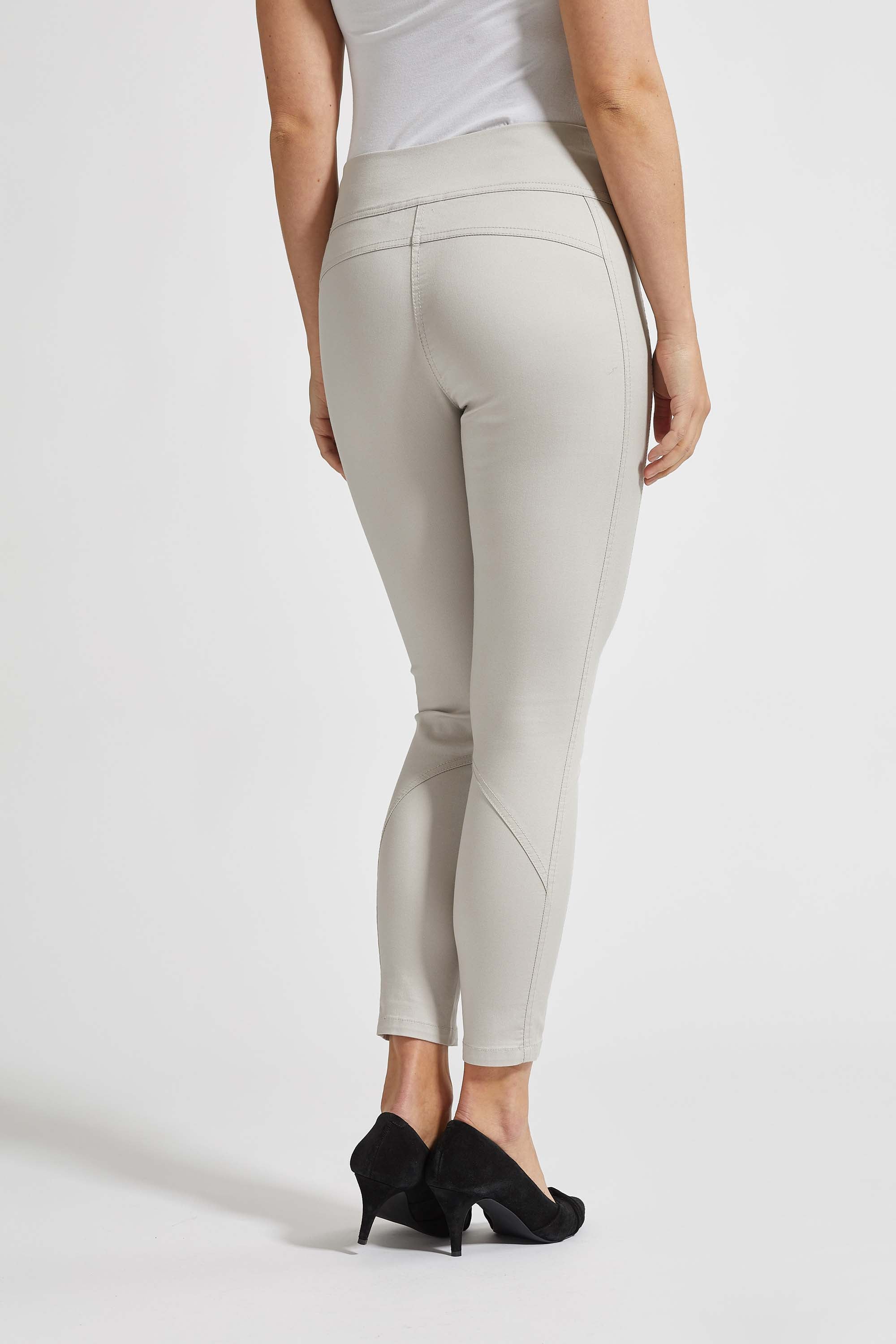 LAURIE Maya Skinny Crop Skinny Grau sand