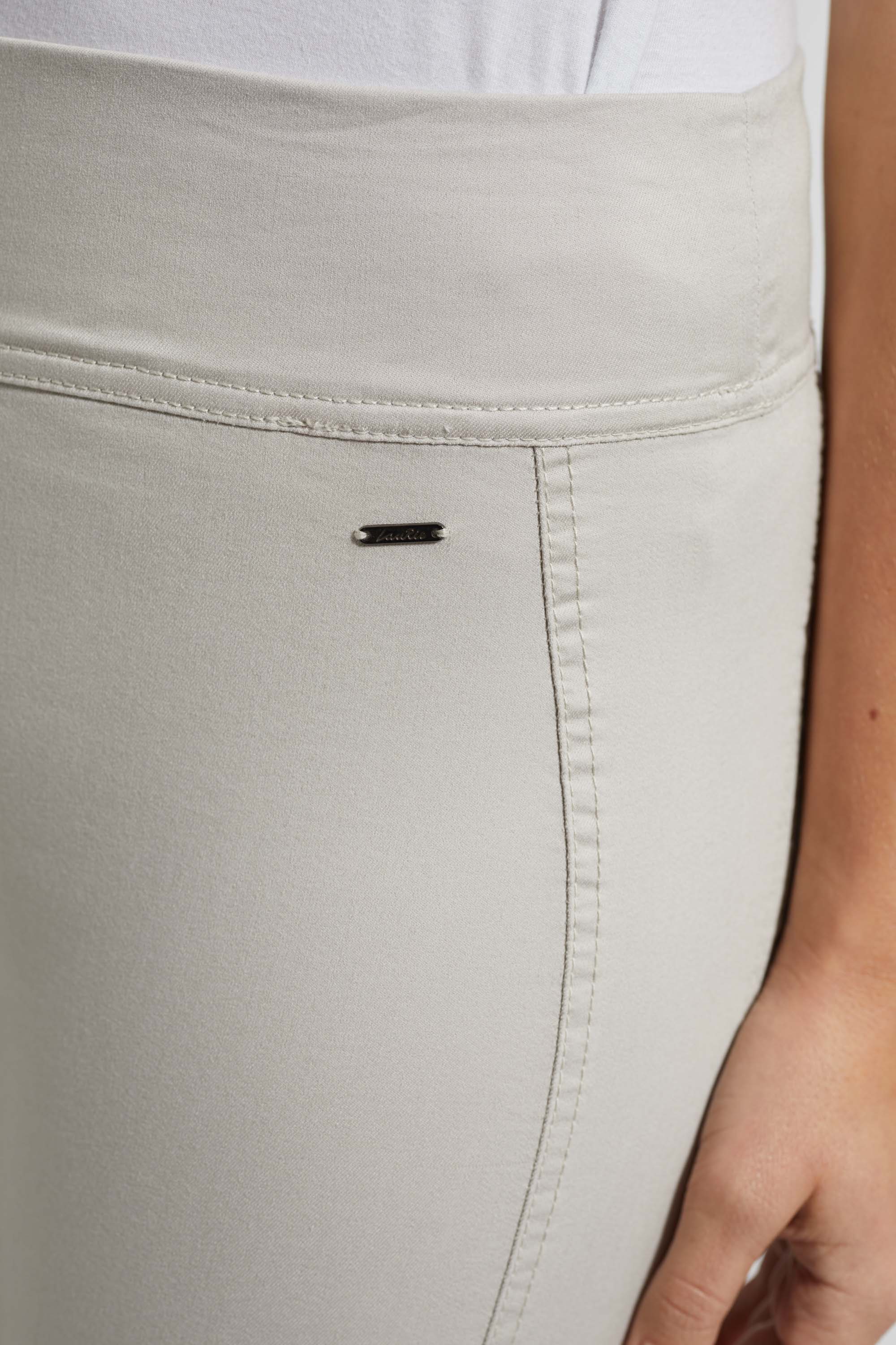 LAURIE Maya Skinny Crop Skinny Grau sand