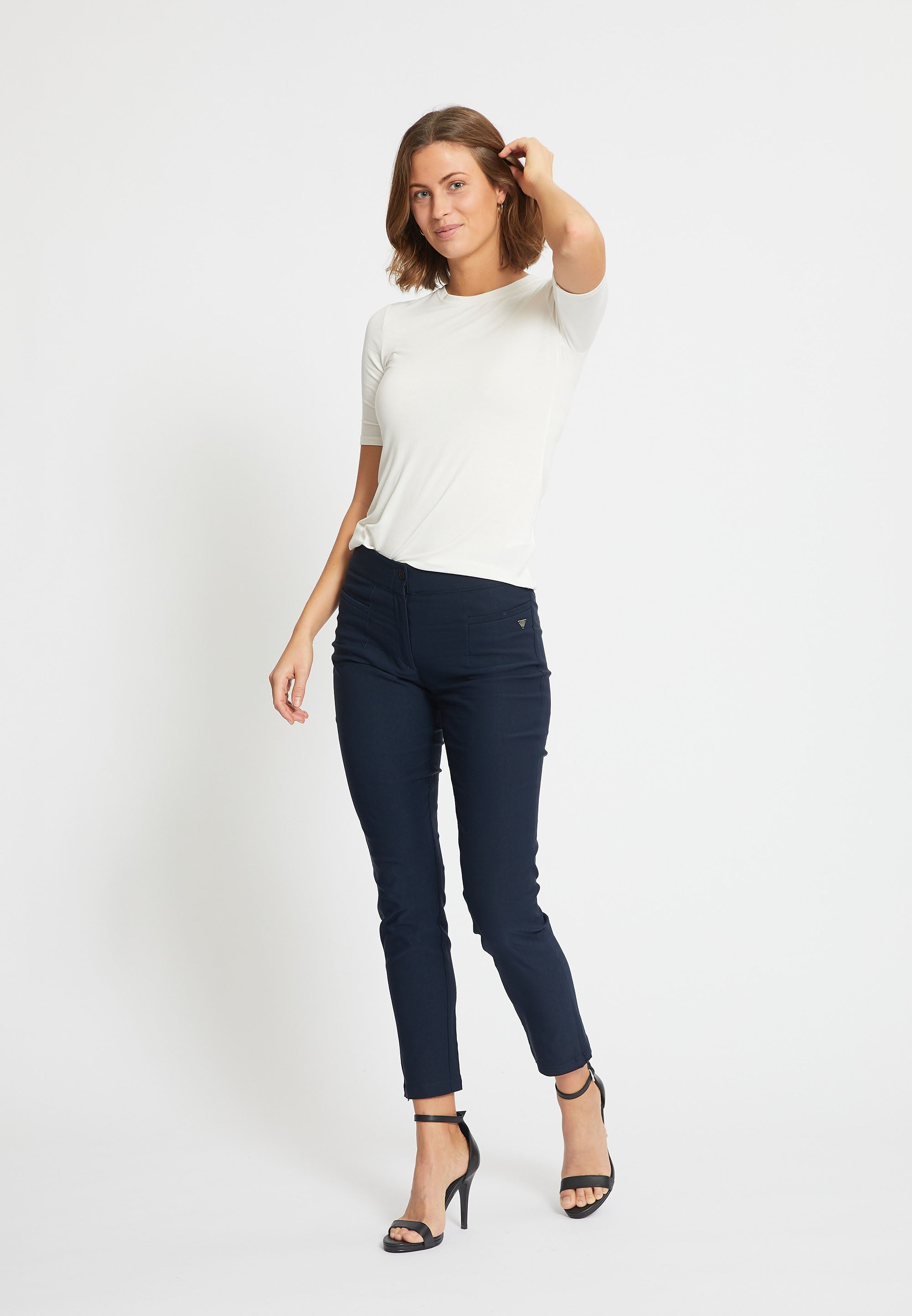LAURIE Milla Slim - Short Length Slim Marine