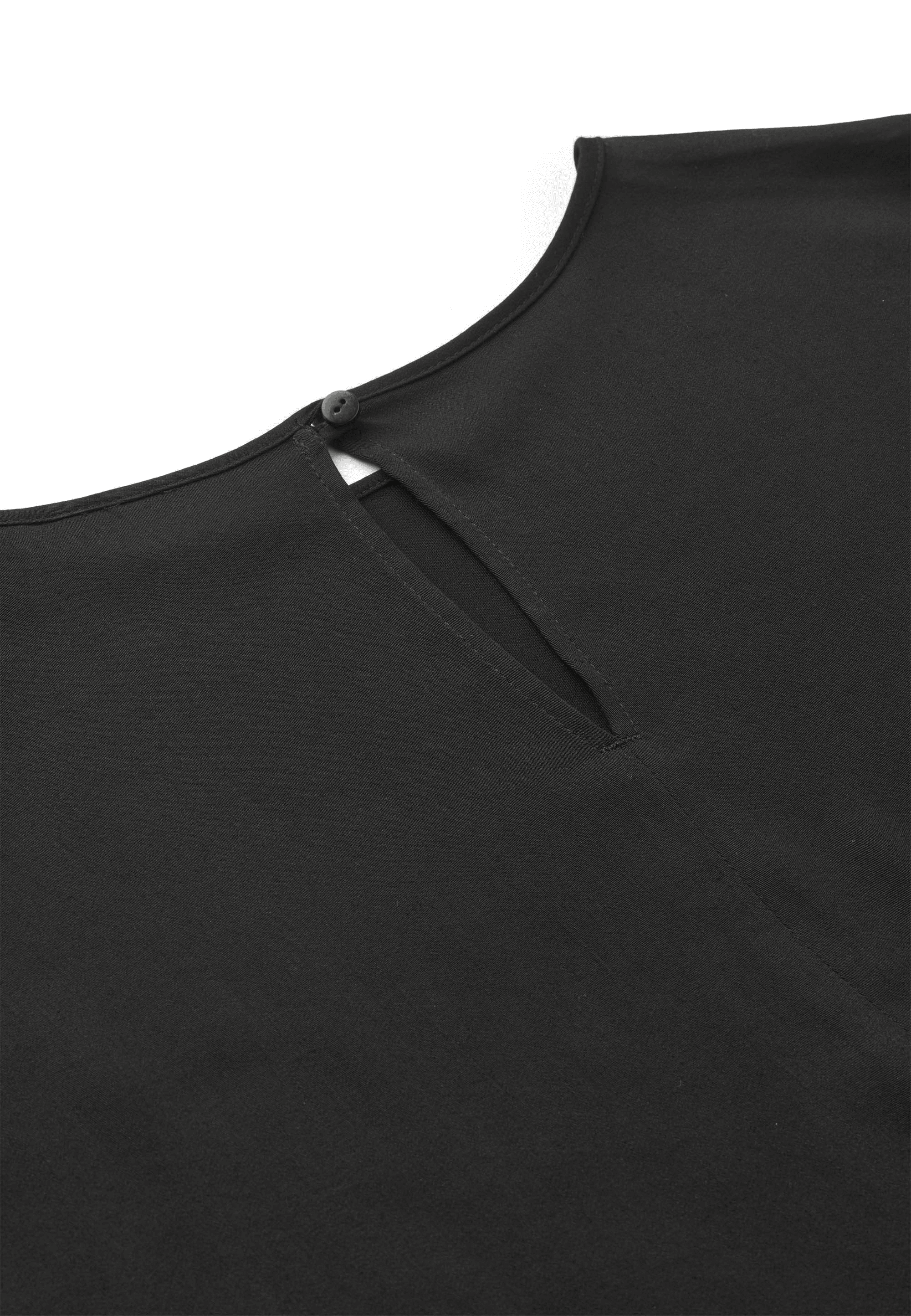 LAURIE Nova Blouse SS Blouses Schwarz