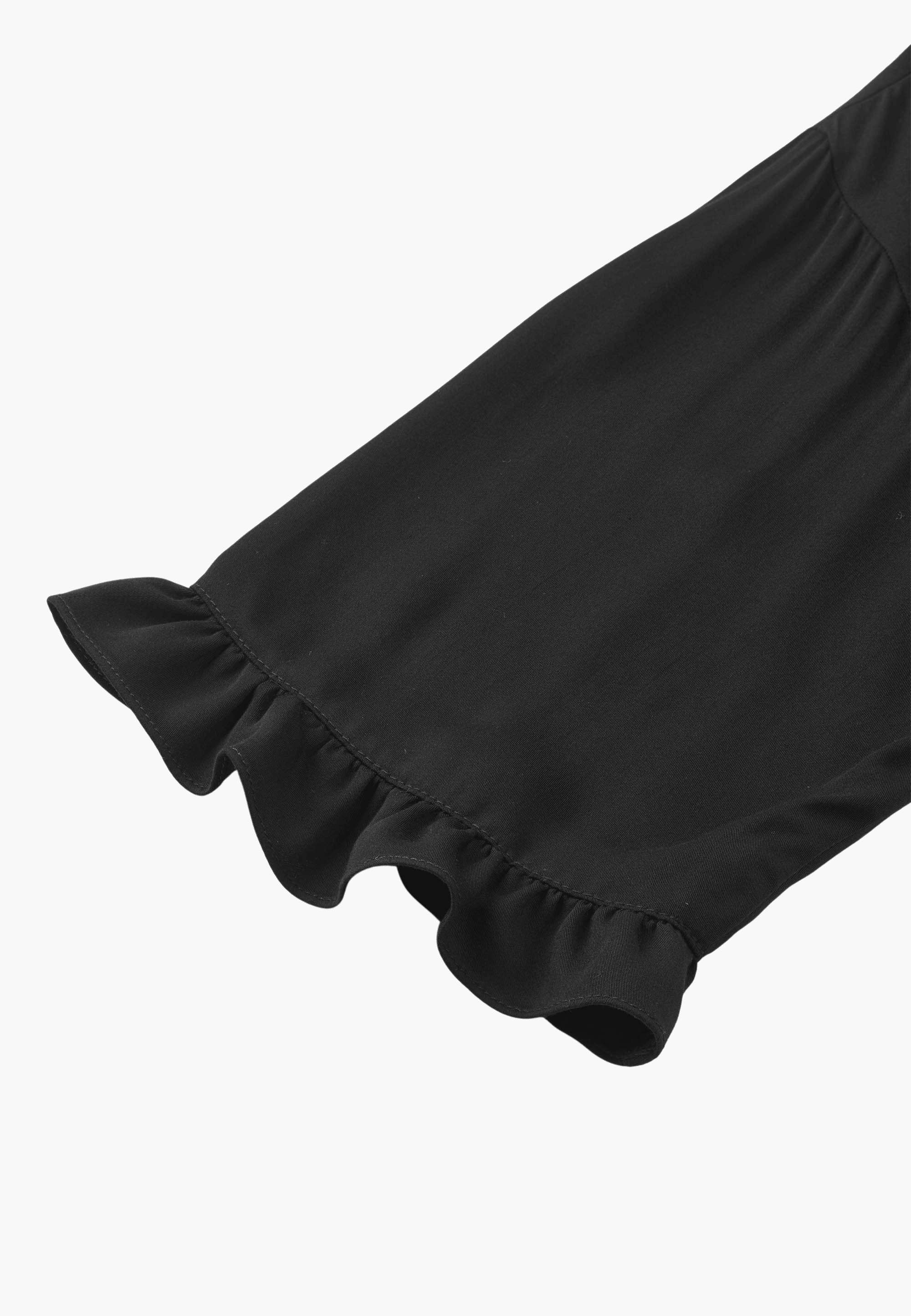 LAURIE Nova Blouse SS Blouses Schwarz