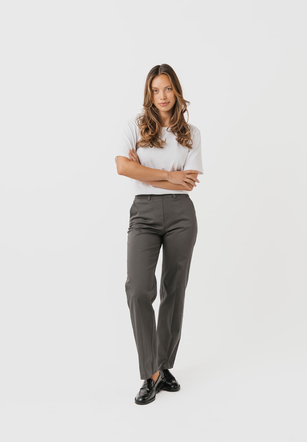 LAURIE Phoebe Loose - Medium Length Loose Anthrazit
