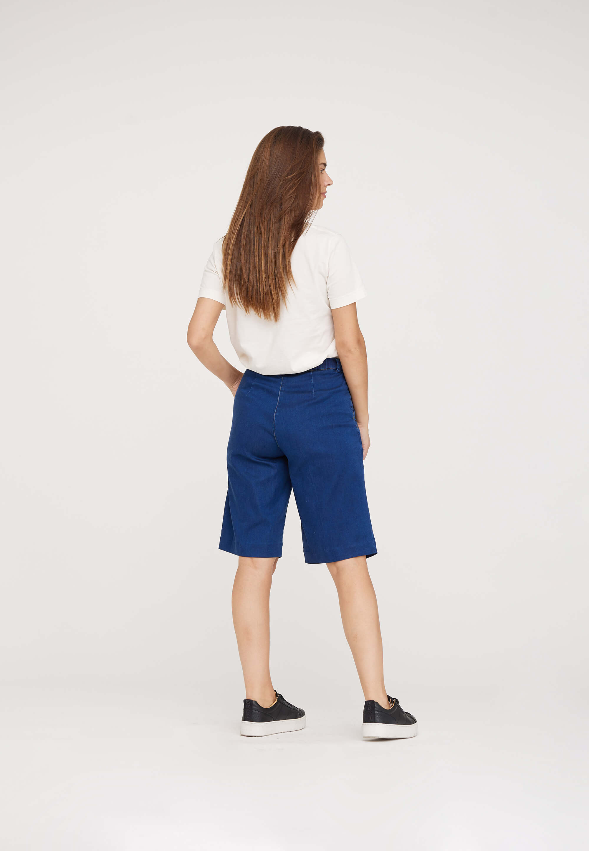 LAURIE Phoebe Loose Shorts Loose Mittelblauer denim