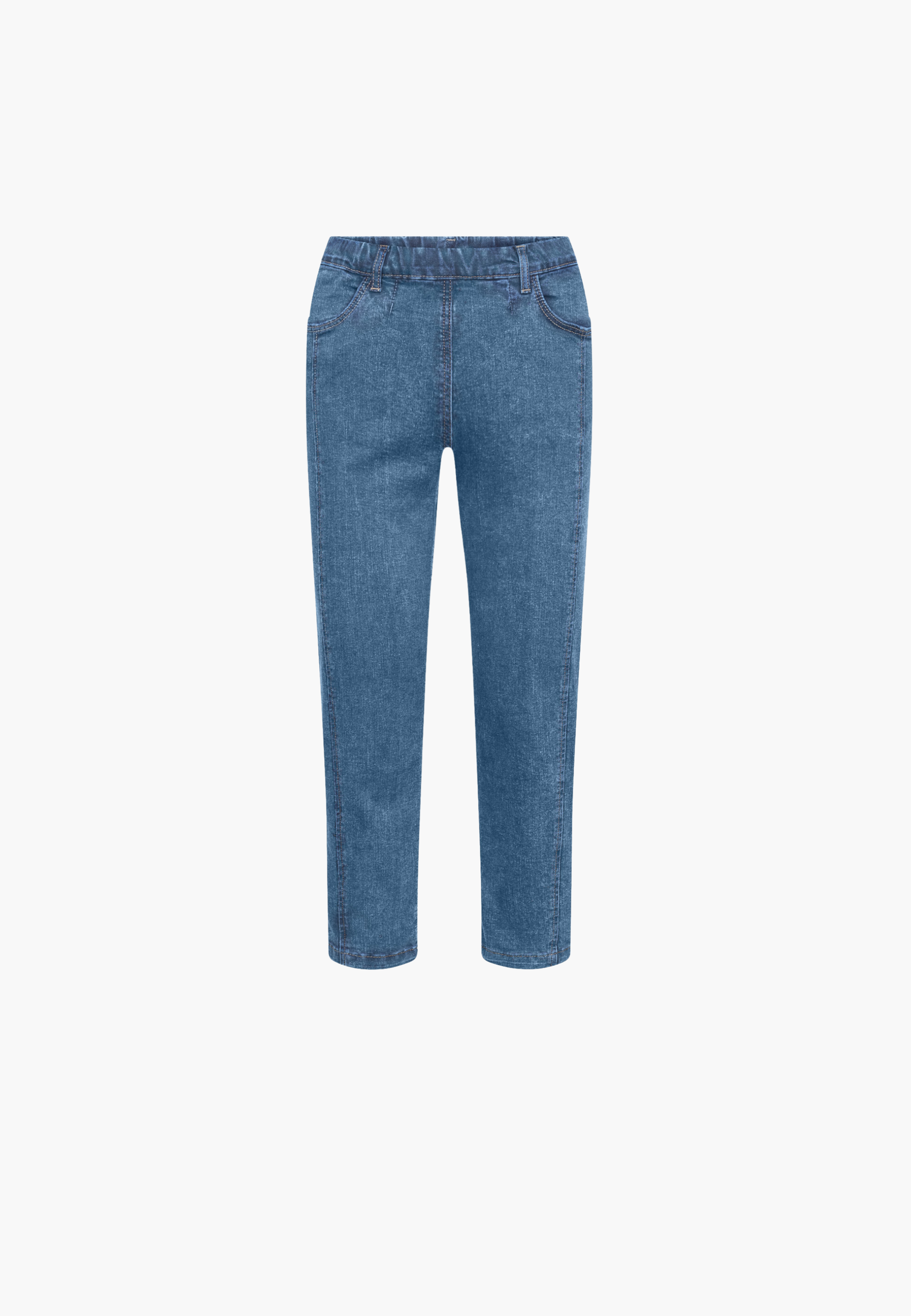 LAURIE Piper Pure Regular - Cropped Regular 40512 Blue denim
