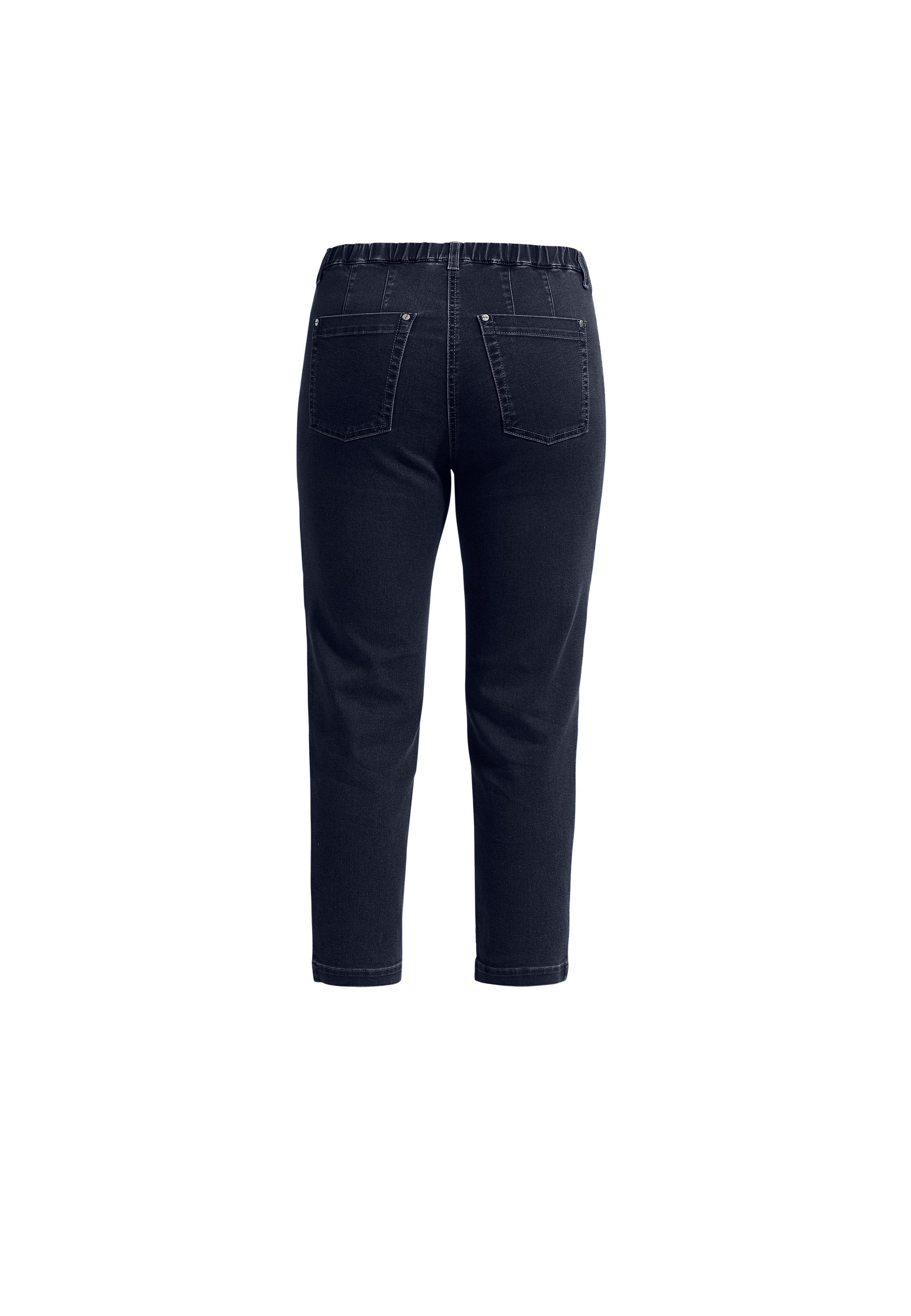 LAURIE Piper Regular Crop Regular Dunkelblauer denim