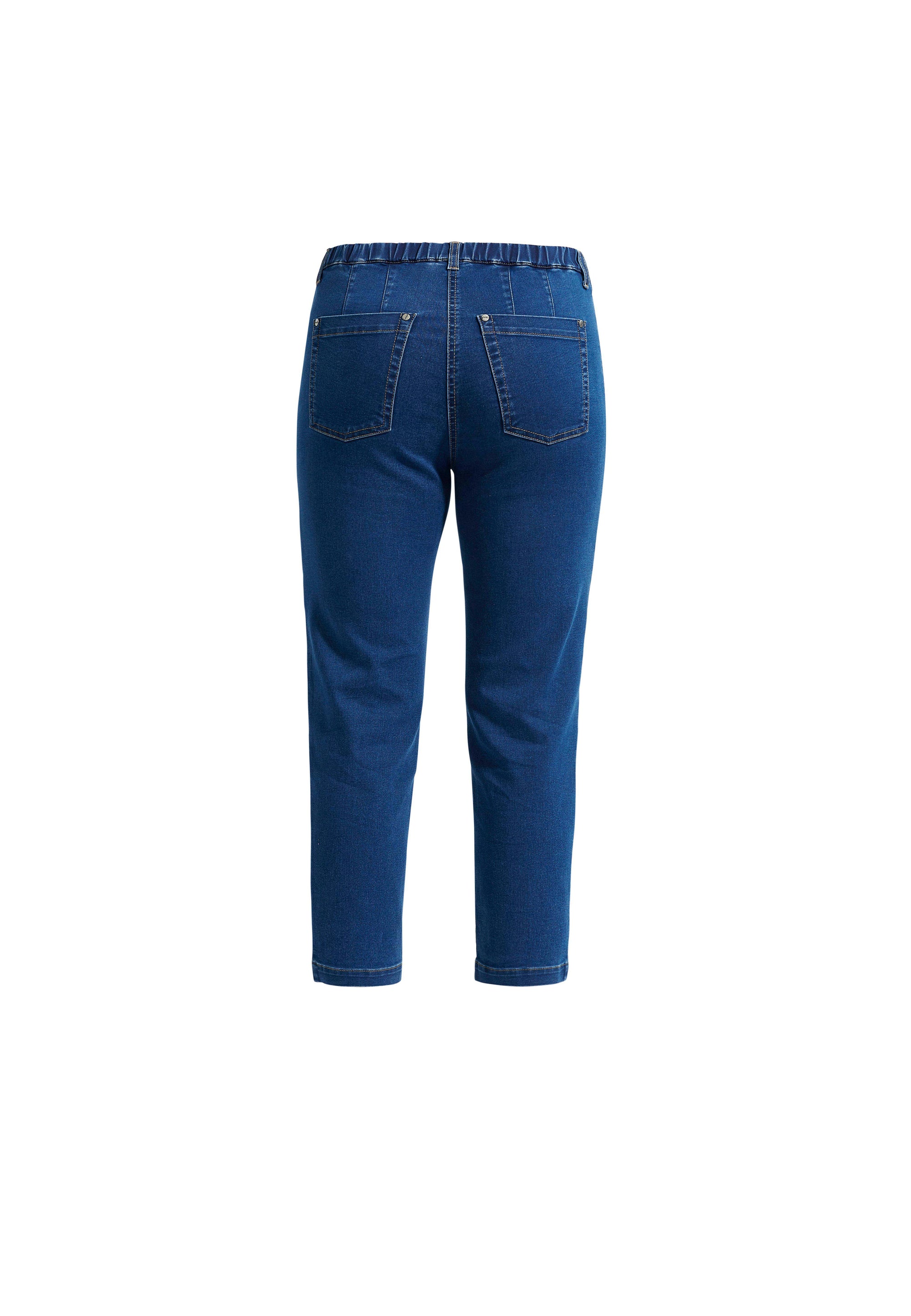 LAURIE Piper Regular Crop Regular Mittelblauer denim